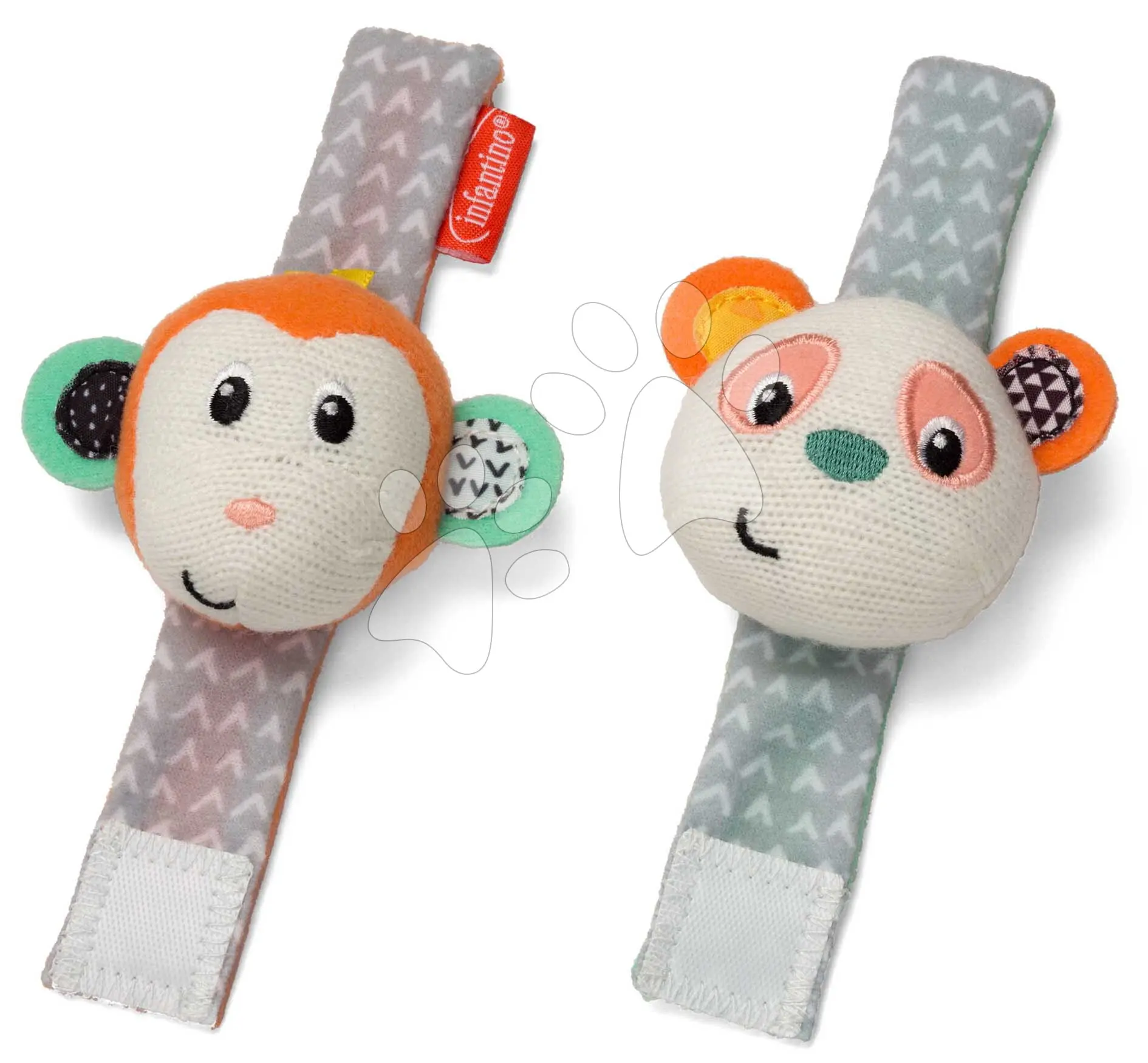 Chrastítka na ruku Opička & Panda