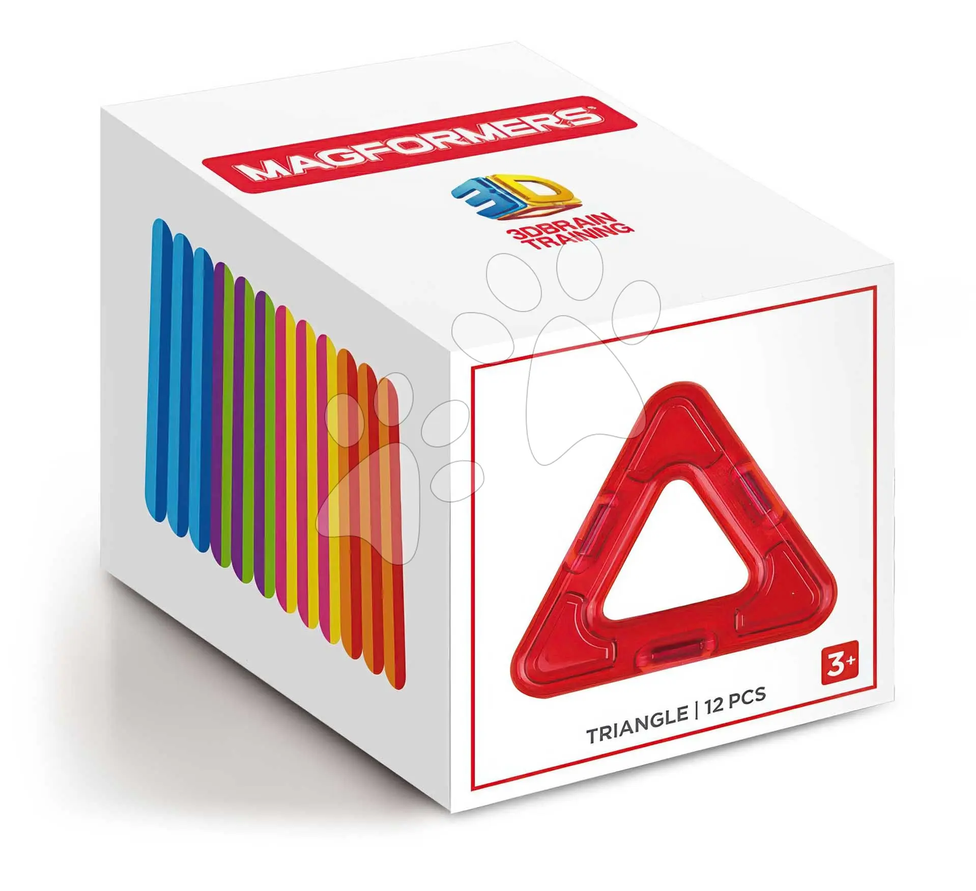 Rozšíření k magnetické stavebnici Trojúhelník Triangle Set Magformers 12 dílů