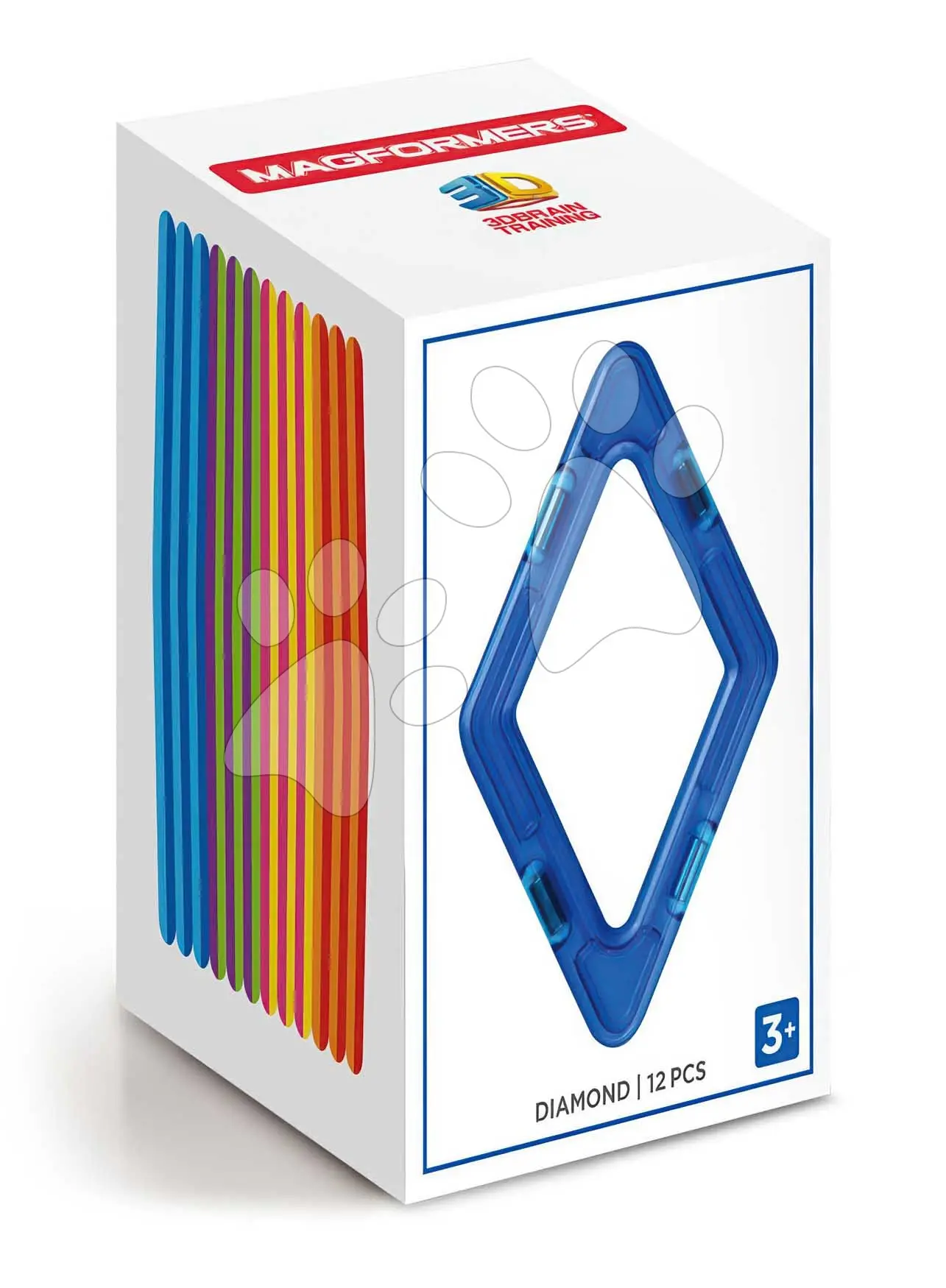 Rozšíření k magnetické stavebnici Kosočtverec Diamond Set Magformers 12 dílů