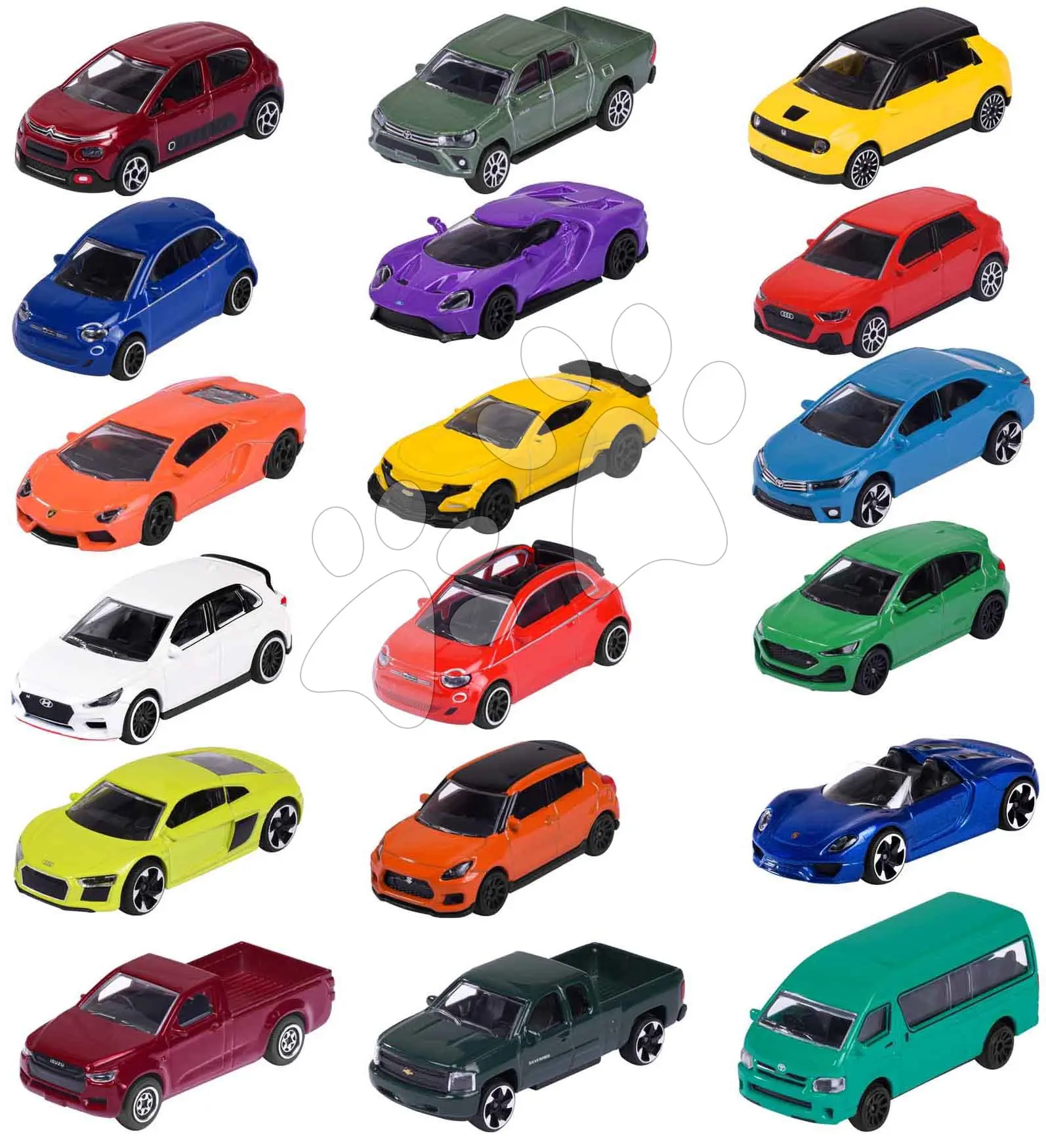 Majorette Autíčko kovové Street Cars, 18 druhů