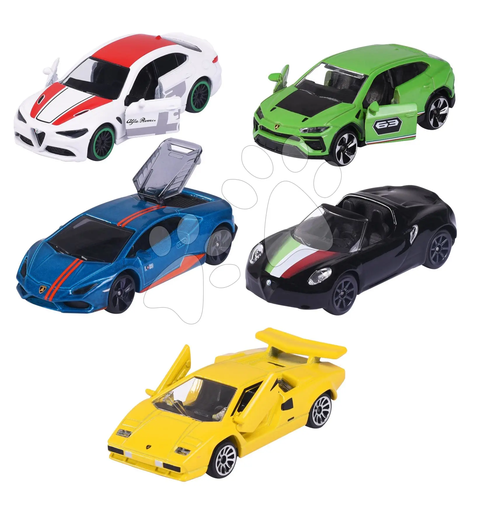Majorette Dream Cars Italy, 5ks Dárková sada