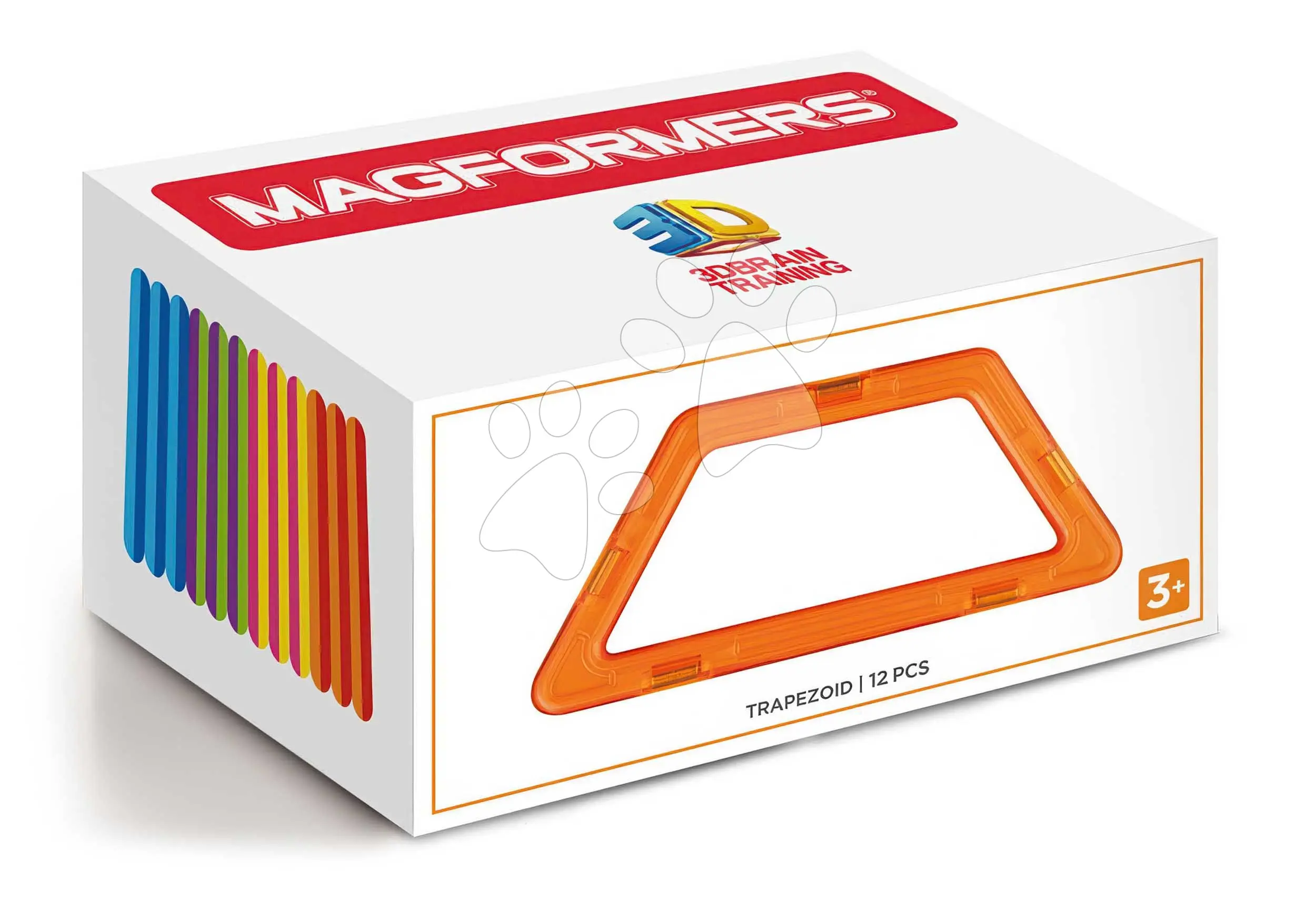 Rozšíření k magnetické stavebnici Lichoběžník Trapezoid Set Magformers 12 dílů