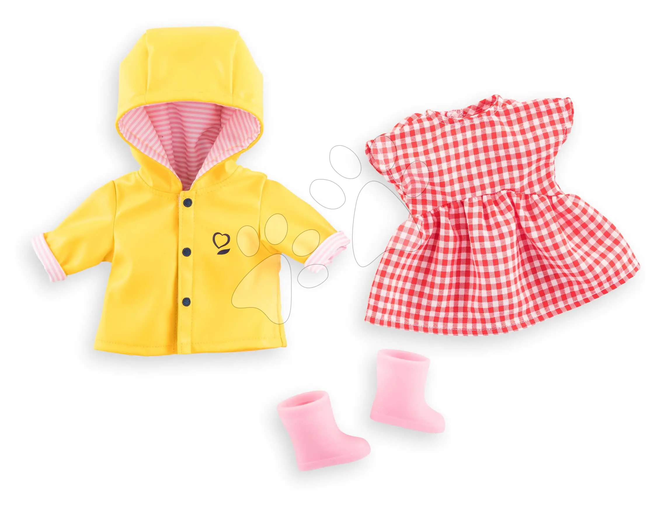 Outfit pro panenku do deště Happy Raining Day Set Ma Corolle 3 doplňky pro panenku 36 cm