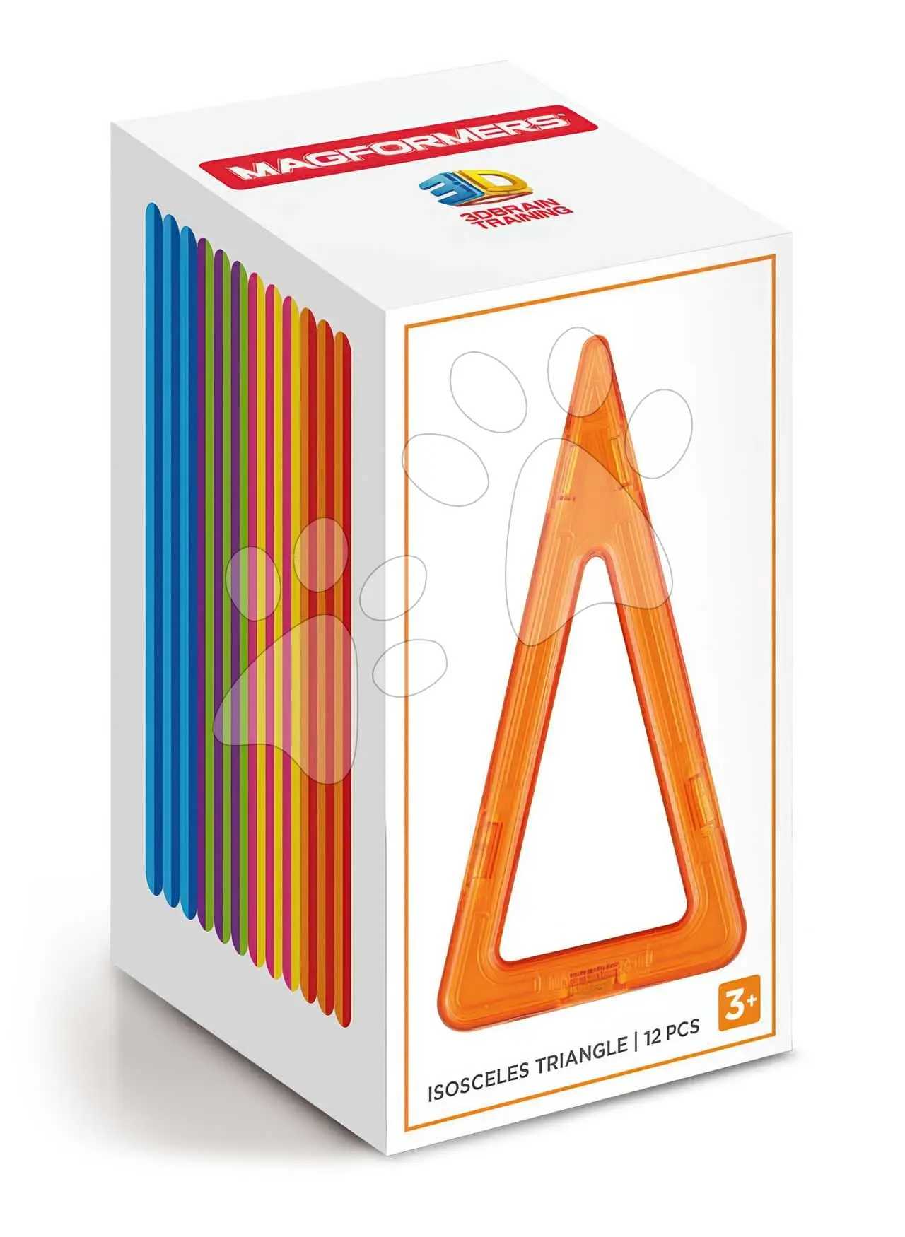 Rozšíření k magnetické stavebnici Rovnoramenný trojúhelník Isosceles Triangle Set  Magformers 12 dílů