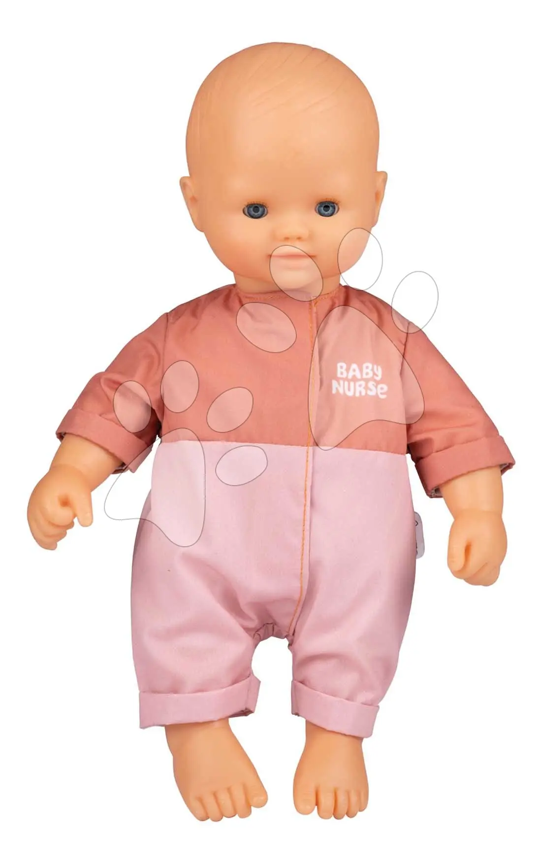 Panenka v dupačkách Doll Baby Nurse Smoby s měkkým tělíčkem a ospalýma očima 32 cm od 18 měsíců