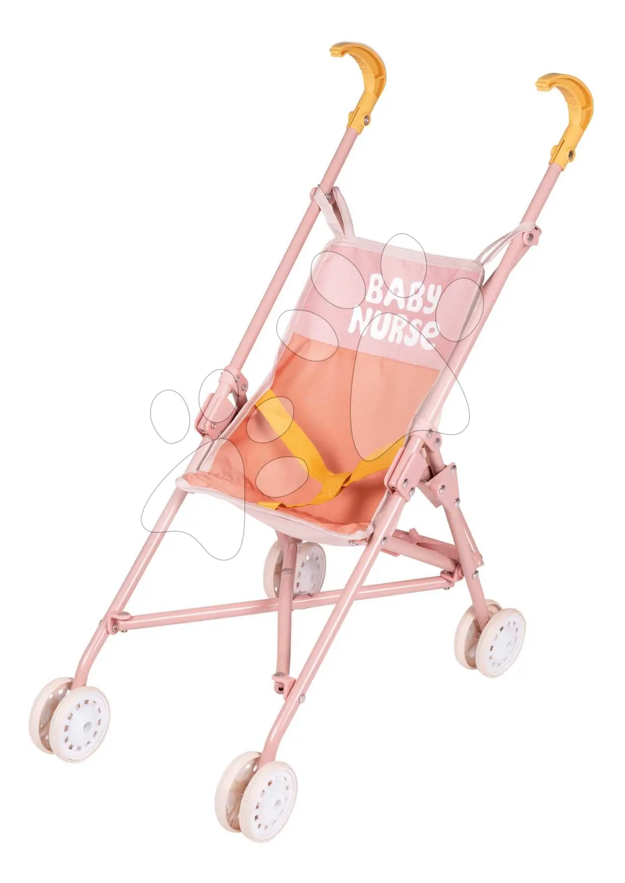 Kočárek golfky skládací Foldable Pushchair Soft Baby Nurse Smoby pro 42 cm panenku výška rukojeti 57 cm od 24 měsíců