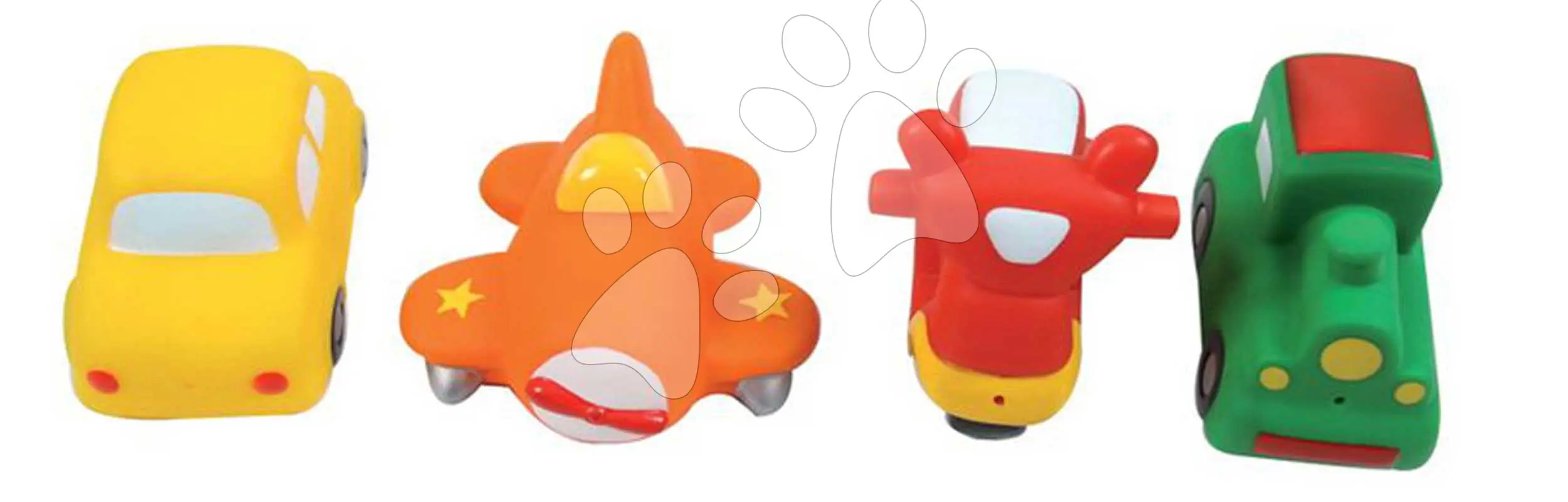 Hračky do vany Dopravní prostředky Vozidla Bath Sprayers Ludi stříkací 4 kusy od 10 měsíců