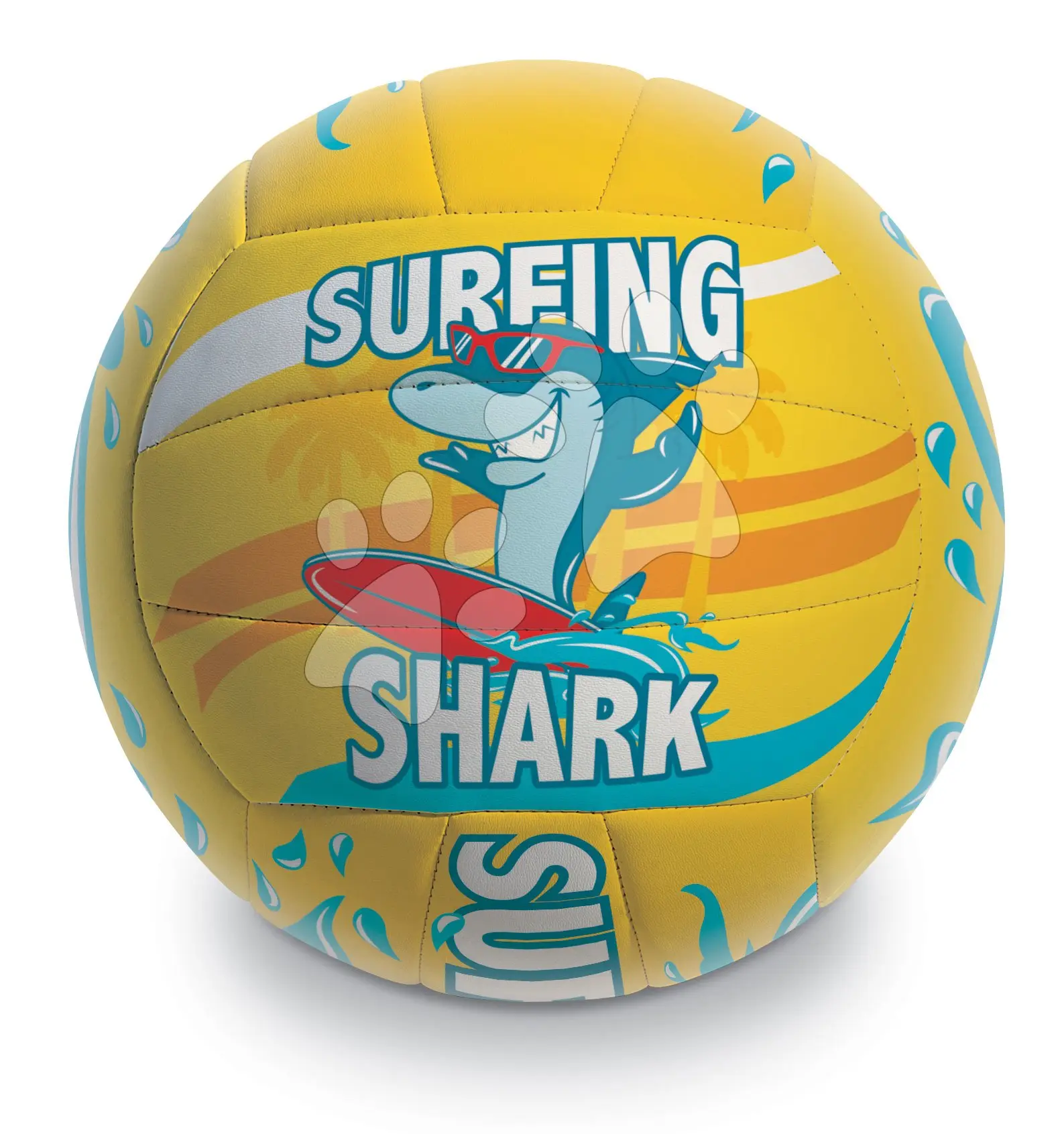 Volejbalový míč Surfing Shark Beach Volley Mondo šitý 270 g velikost 5