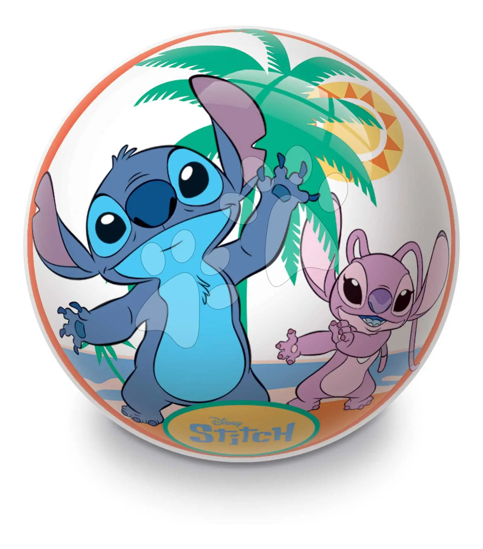Pohádkový míč Stitch Mondo gumový 23 cm