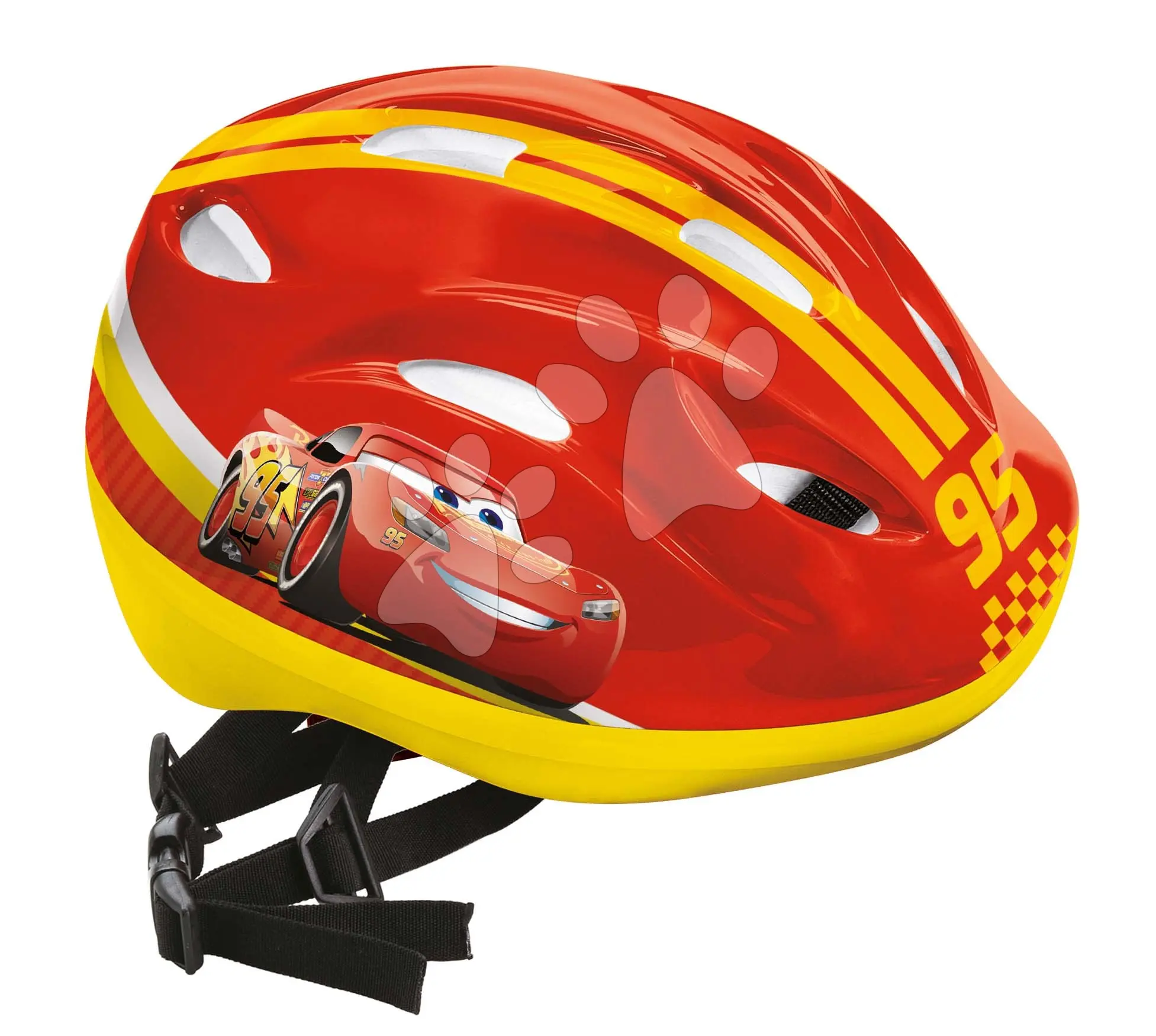 Mondo přilba pro děti Cars 28103 červeno-žlutá