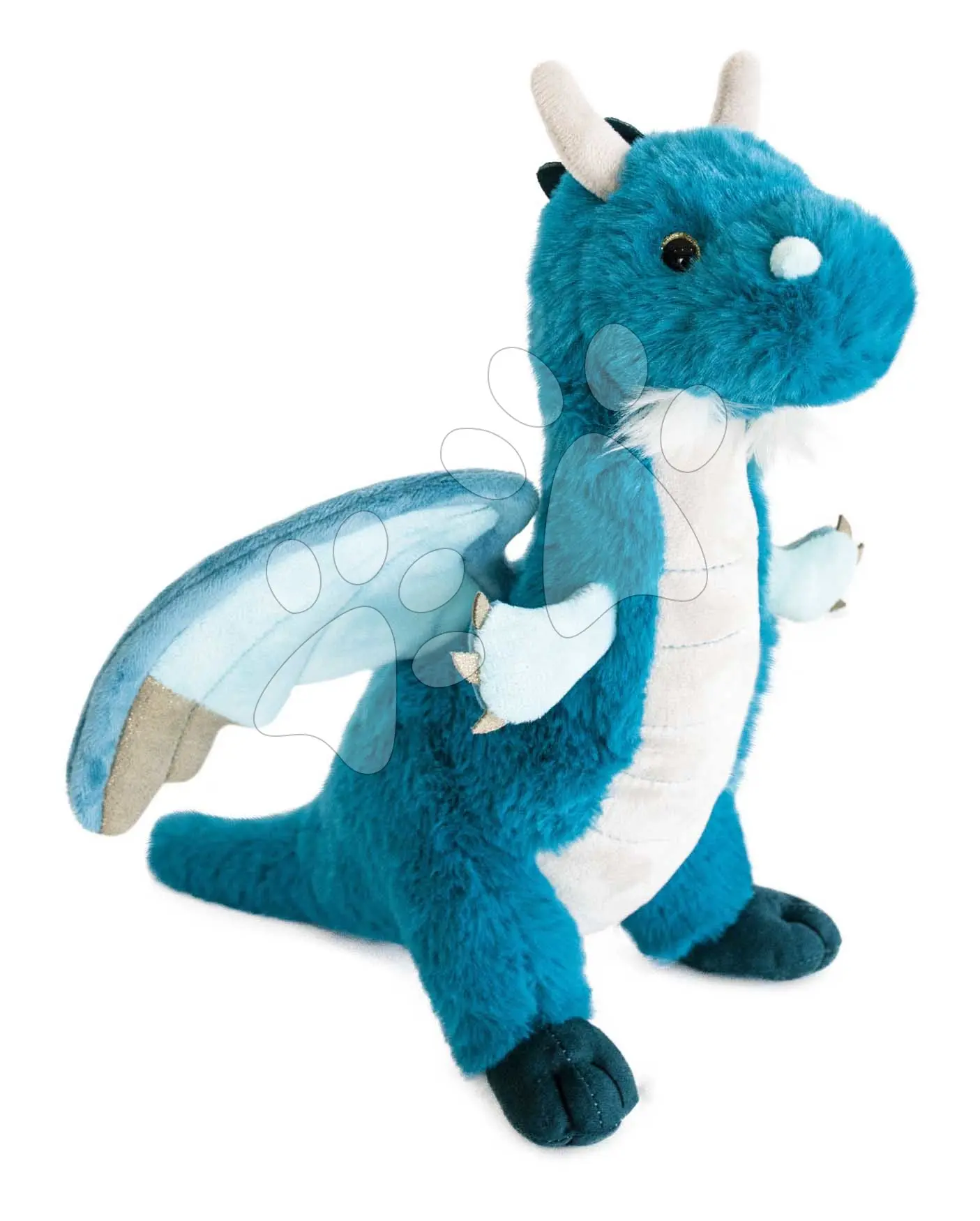 Plyšový dráček Grégoire Dragon Histoire d’ Ours modrý 30 cm od 0 měsíců