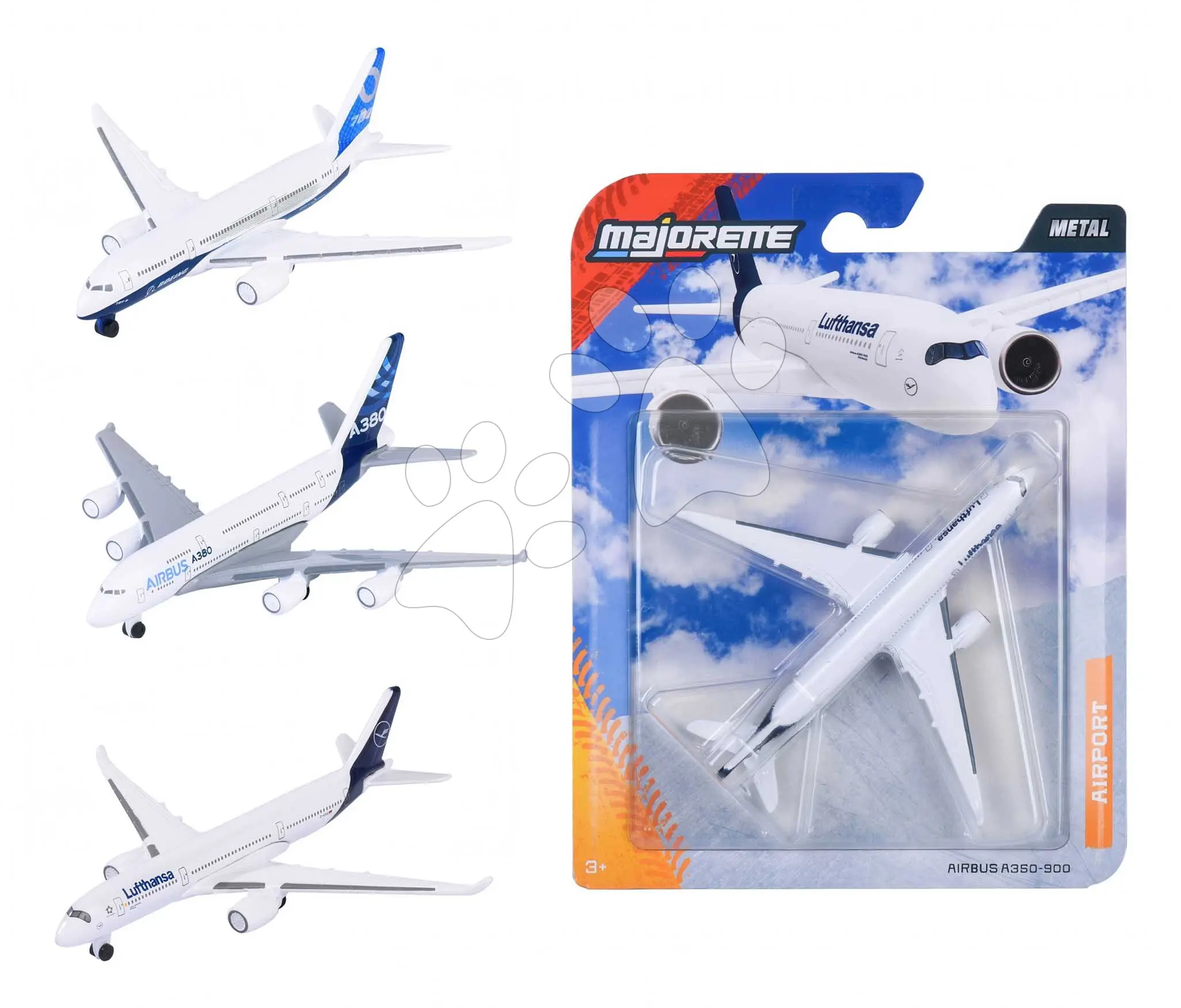 Letadlo Airplane Majorette 13 cm délka různé druhy