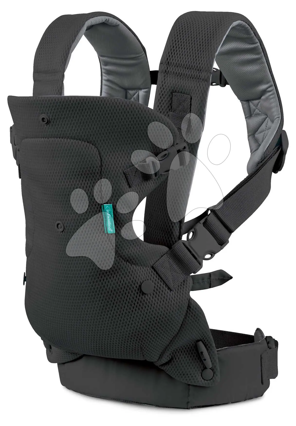 Infantino Nosítko Flip 4v1 Light & Airy Convertible Dark Grey