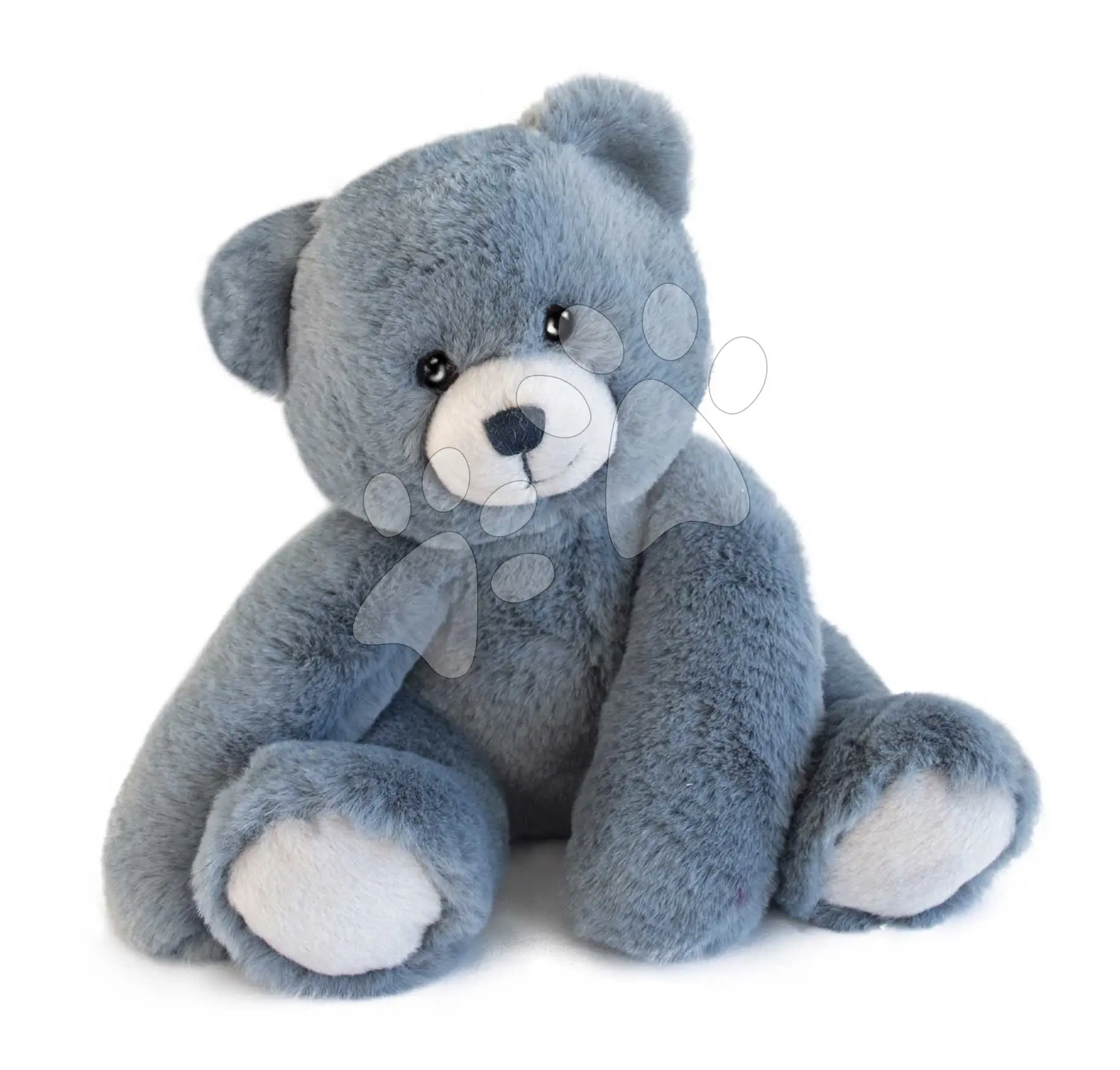 Plyšový medvídek Ours Oscar Blue Jean Histoire d’ Ours v dárkovém balení modrý 25 cm od 0 měsíců