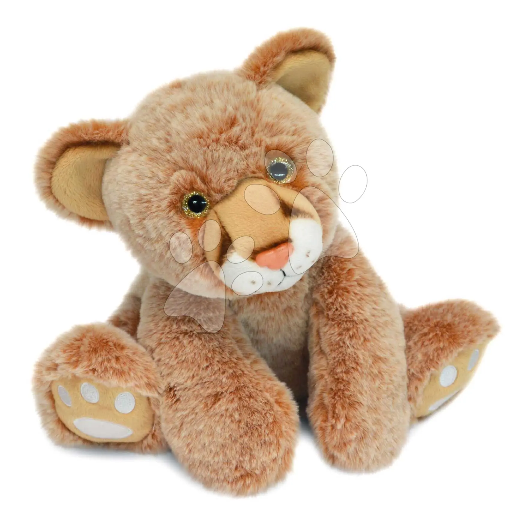 Plyšový lev Baby Lion Histoire d’ Ours v dárkovém balení hnědý 25 cm od 0 měsíců
