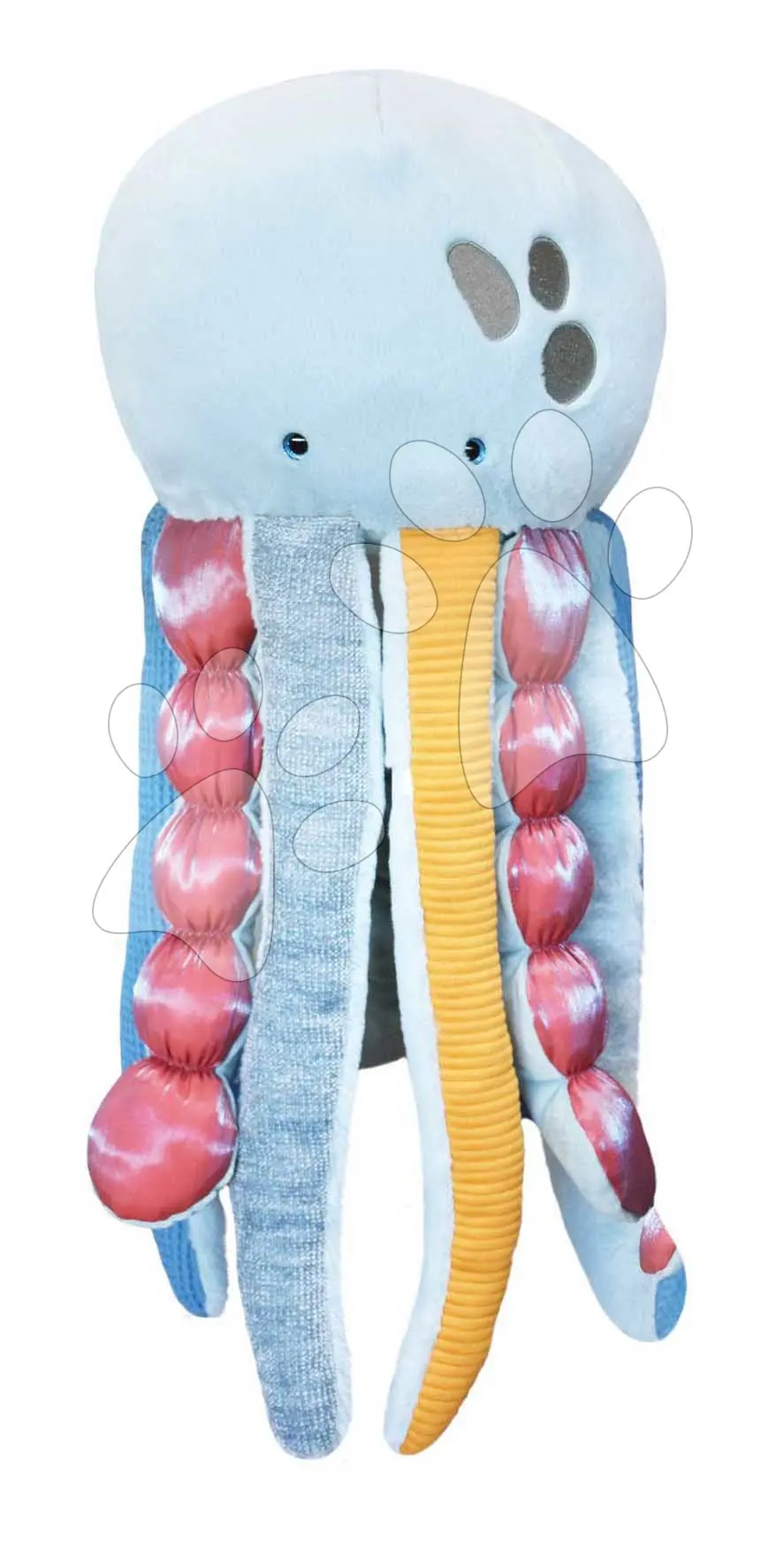 Plyšová medúza Jellyfish XXL Marine Treasure Histoire d’ Ours modrá 134*80 cm od 0 měsíců