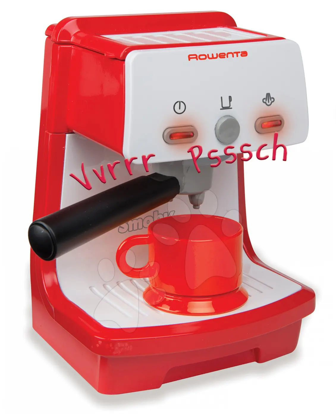 Smoby dětský kávovar Rowenta Espresso 24802 červený