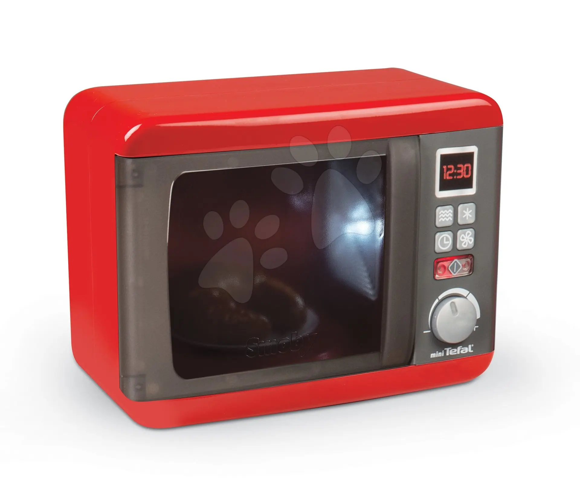 Mikrovlnka elektronická Tefal Elec Micro Wave Smoby se zvukem světlem a dvěma doplňky