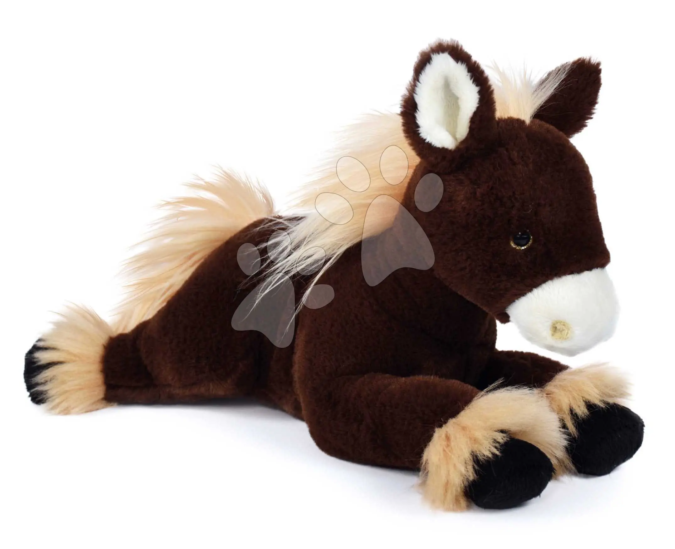 Plyšový koník Horse Brown À la Campagne Histoire d’Ours v dárkovém balení hnědý 35 cm od 0 měs