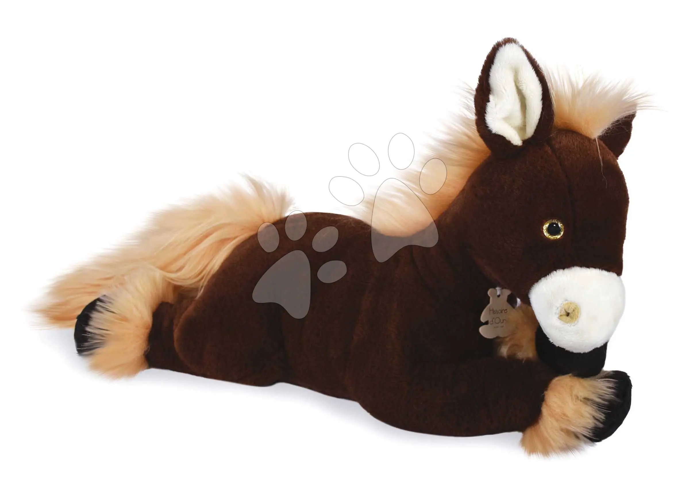 Plyšový koník Horse Brown À la Campagne Histoire d’ Ours hnědý 50 cm od 0 měsíců