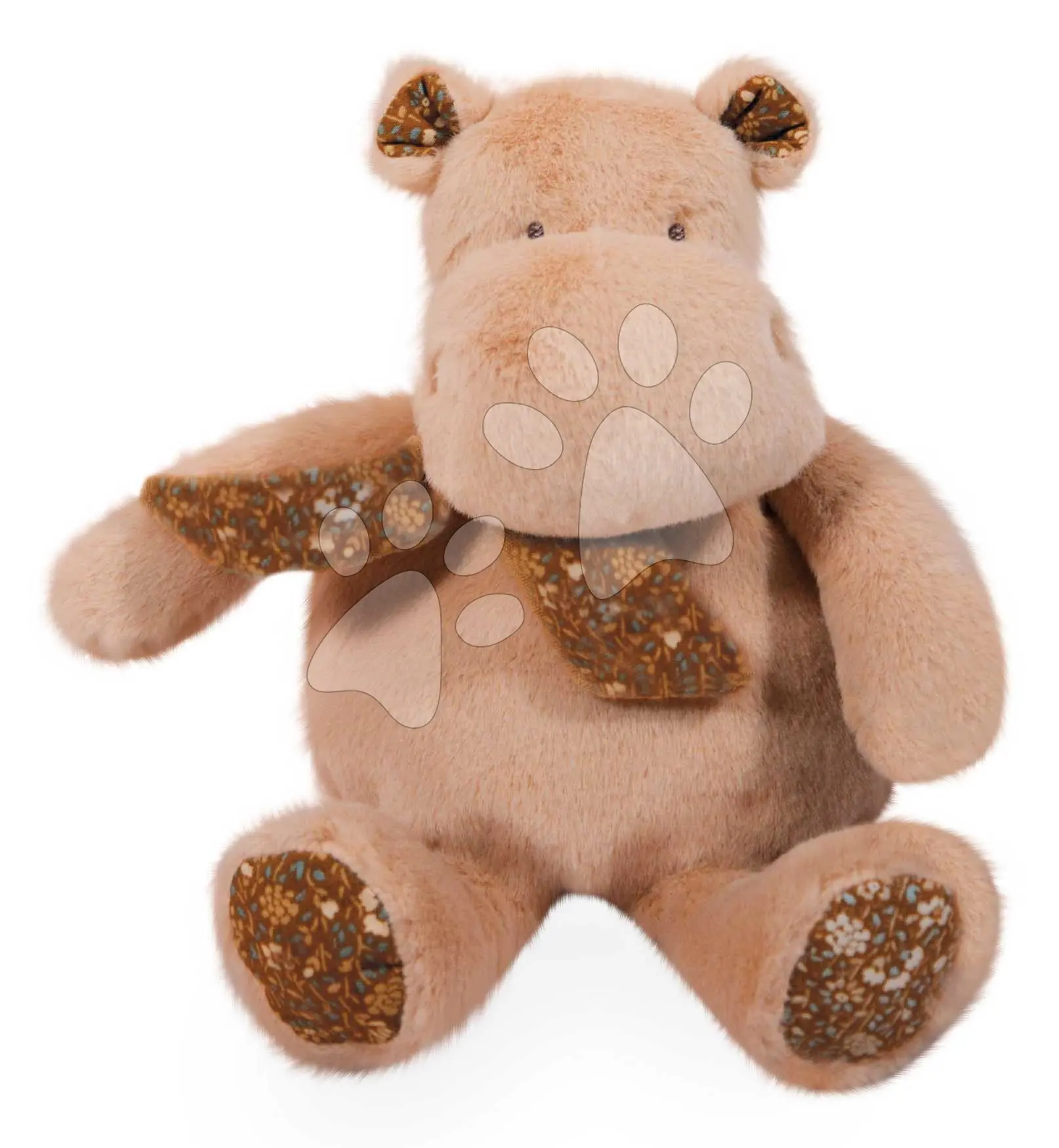 Plyšový hrošík s šátkem Hippo Bandana Beige Histoire d’ Ours béžový 22 cm od 0 měsíců