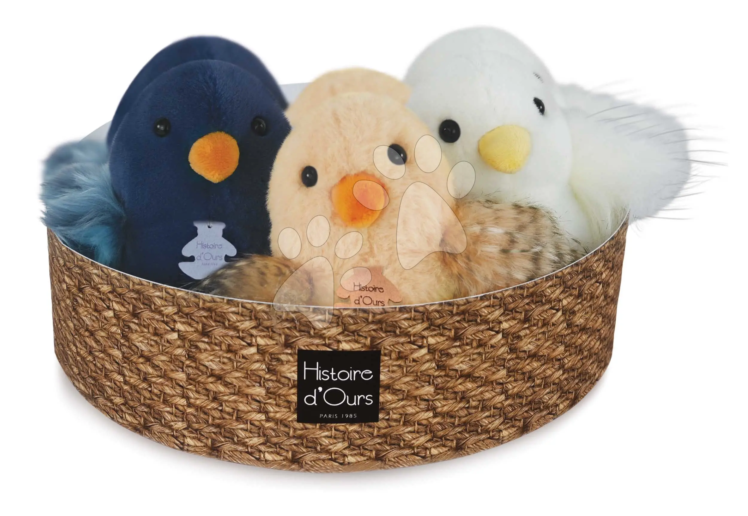 Plyšová slepička Chick À la Campagne Histoire d’ Ours různé barvy 15 cm od 0 měsíců