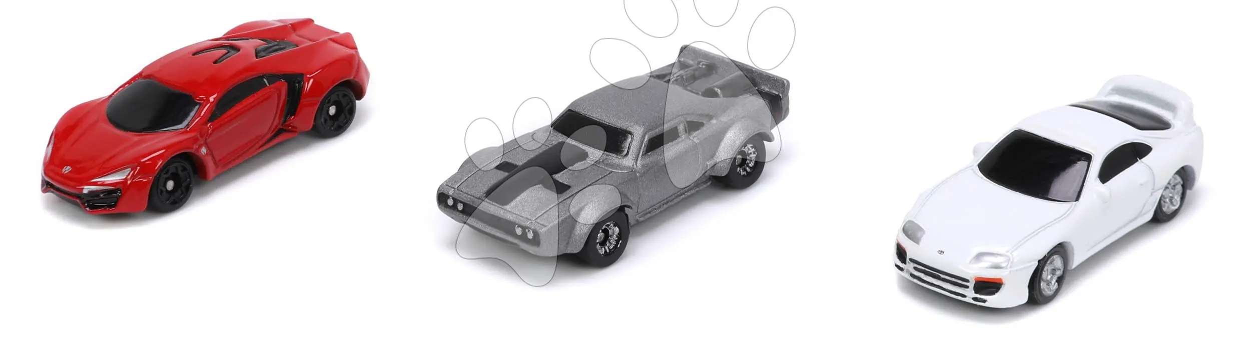 Jada Rychle a zběsile set 3 aut Nano Cars 1,65" Wave 4