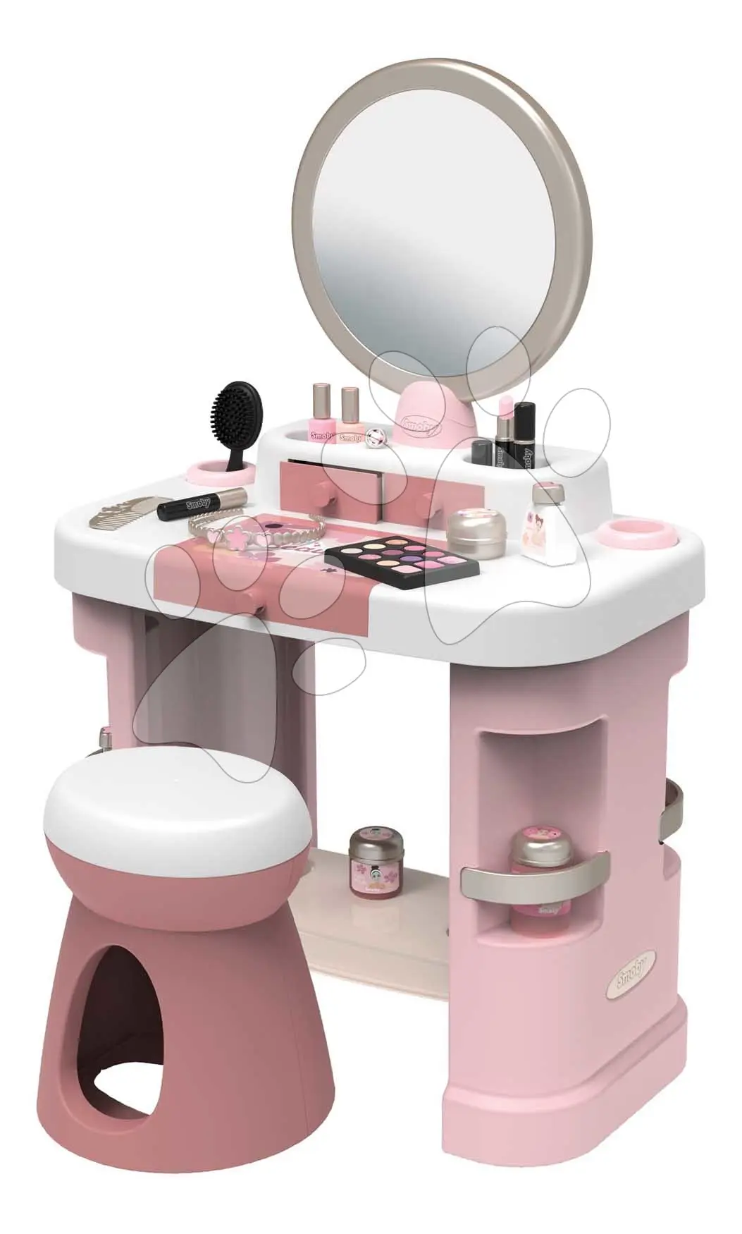 Kosmetický stolek s nastavitelným zrcadlem My Beauty Dressing Table Smoby se židlí a 15 zkrášlujícími doplňky