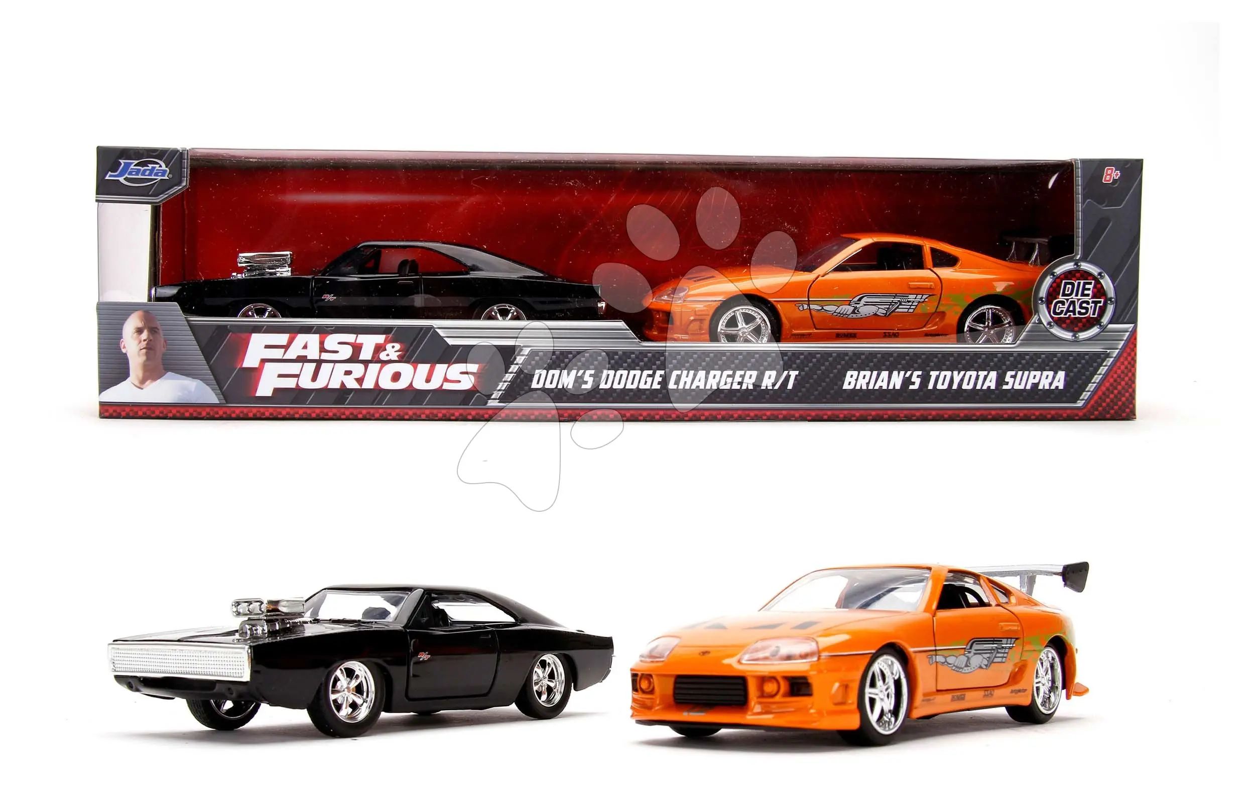 Jada Rychle a zběsile Twin Pack Toyota Supra a Dodge Charger 1:32