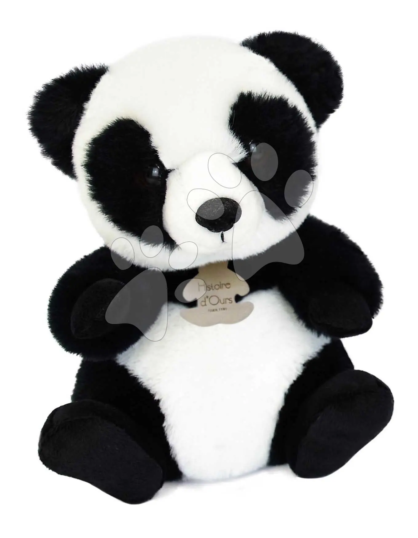 Plyšová panda The Little Companions Histoire d’ Ours černobílá 20 cm od 0 měsíců