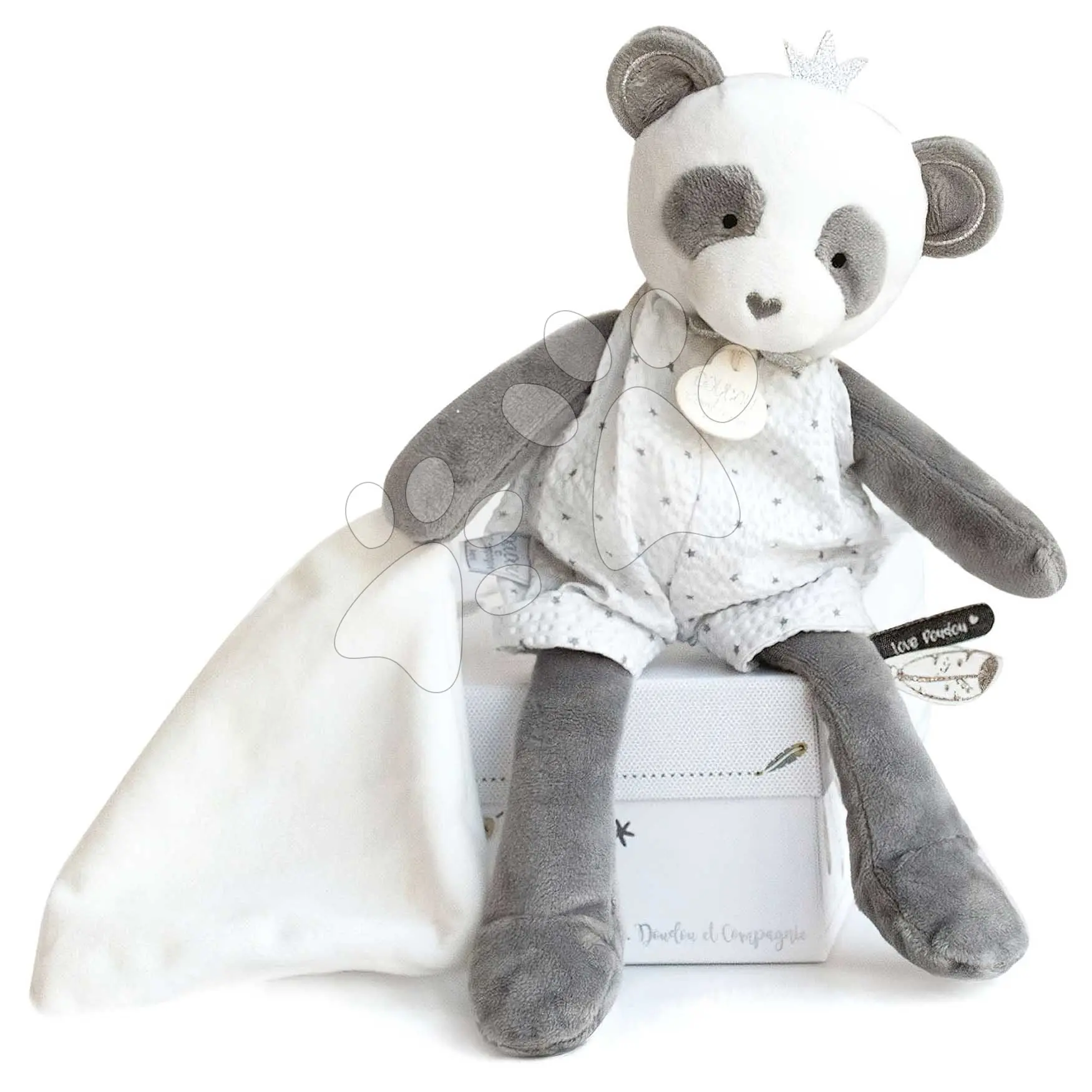 Doudou et Compagnie Paris Doudou Dárková panda s dečkou 28 cm