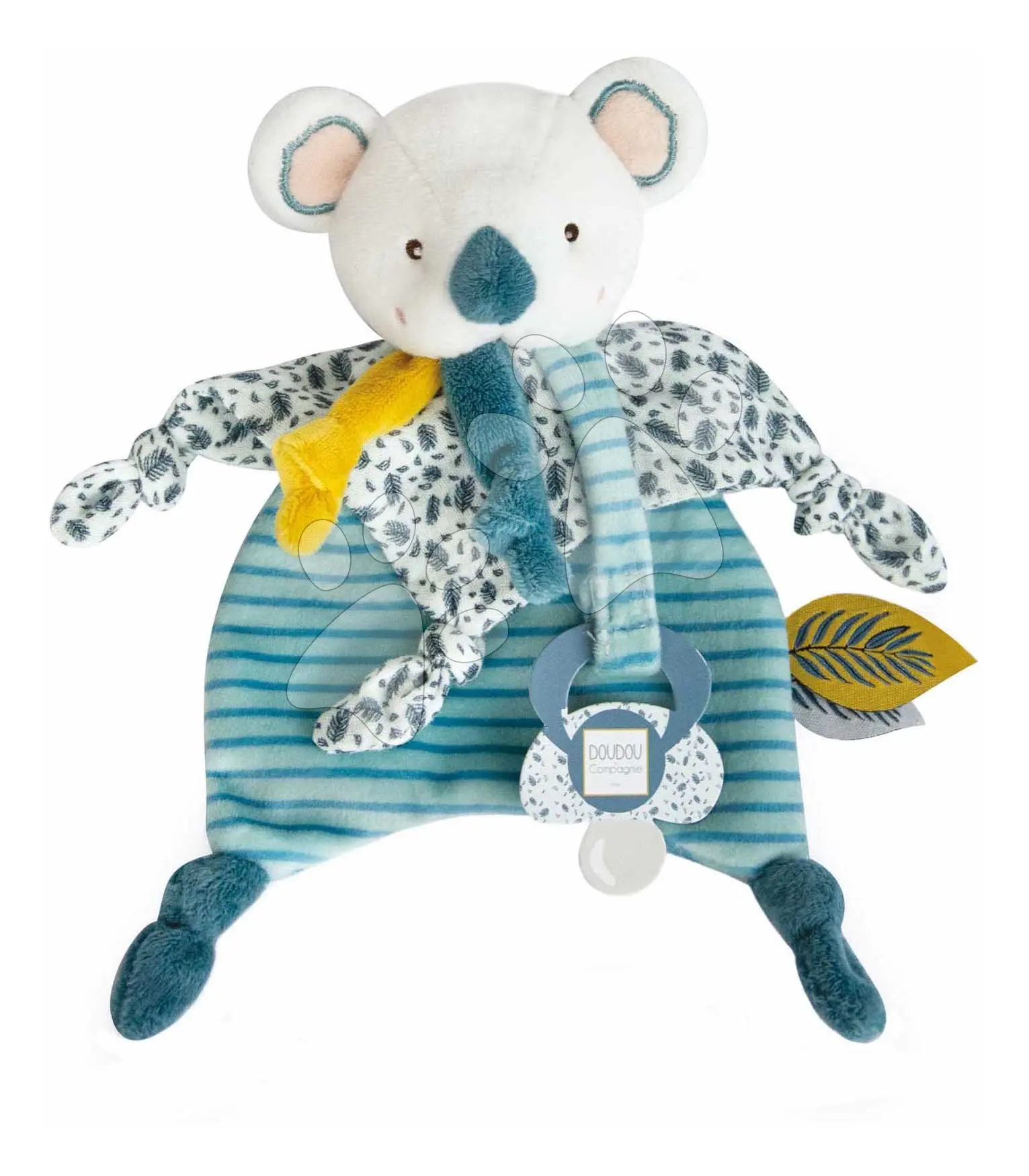 DouDou et Compagnie Koala muchláček s klipem na dudlík 20 cm
