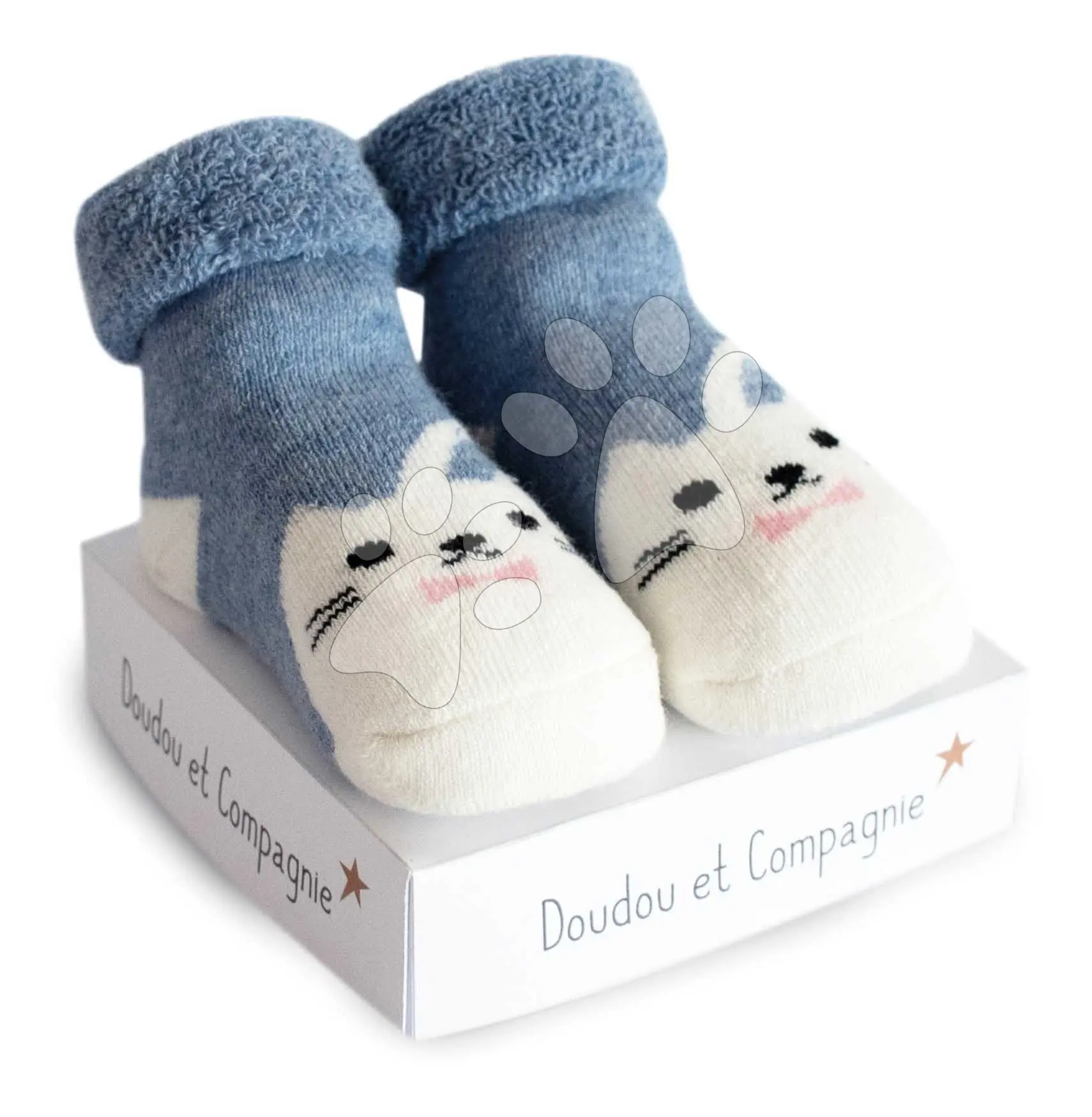 Ponožky pro miminko Newborn Socks Doudou et Compagnie různé vzory od 0–6 měsíců