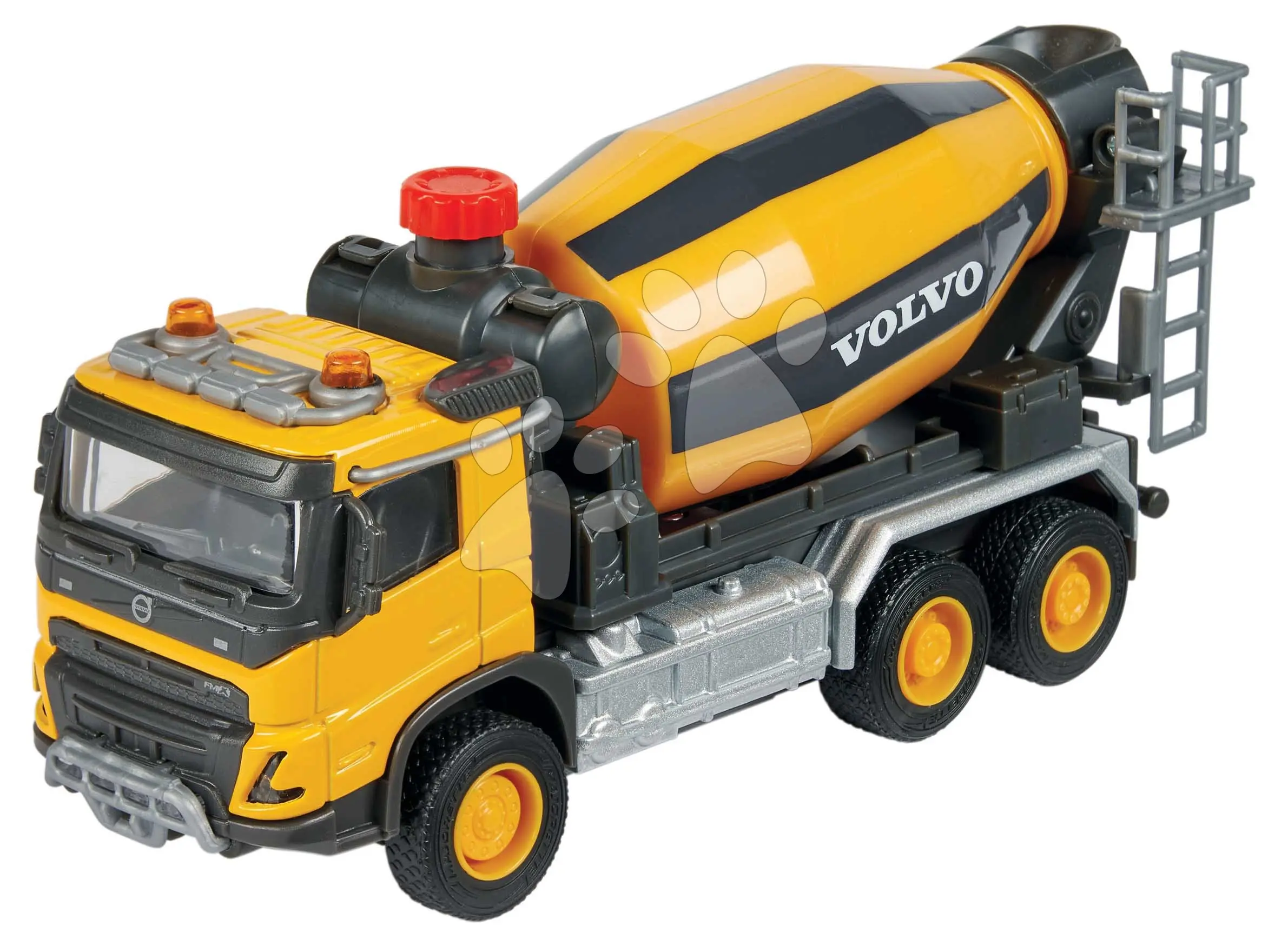 Autíčko stavební s míchačkou betonu Volvo Truck Cement Mixer Majorette délka 19 cm