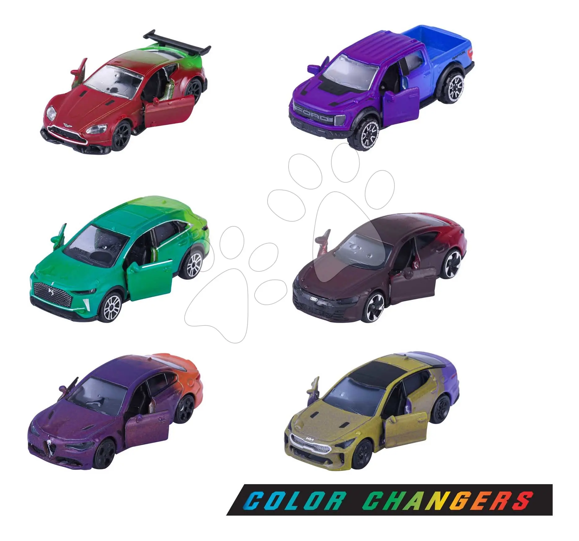 Autíčko Color Changers, 6 druhů