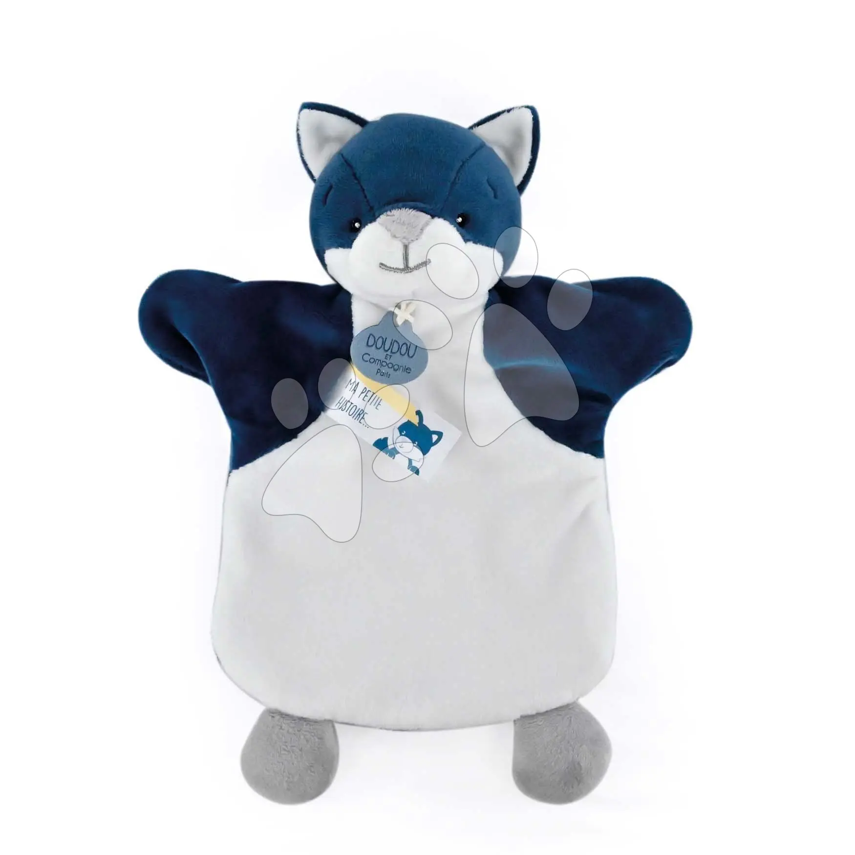 Doudou Plyšový maňásek vlk 25 cm
