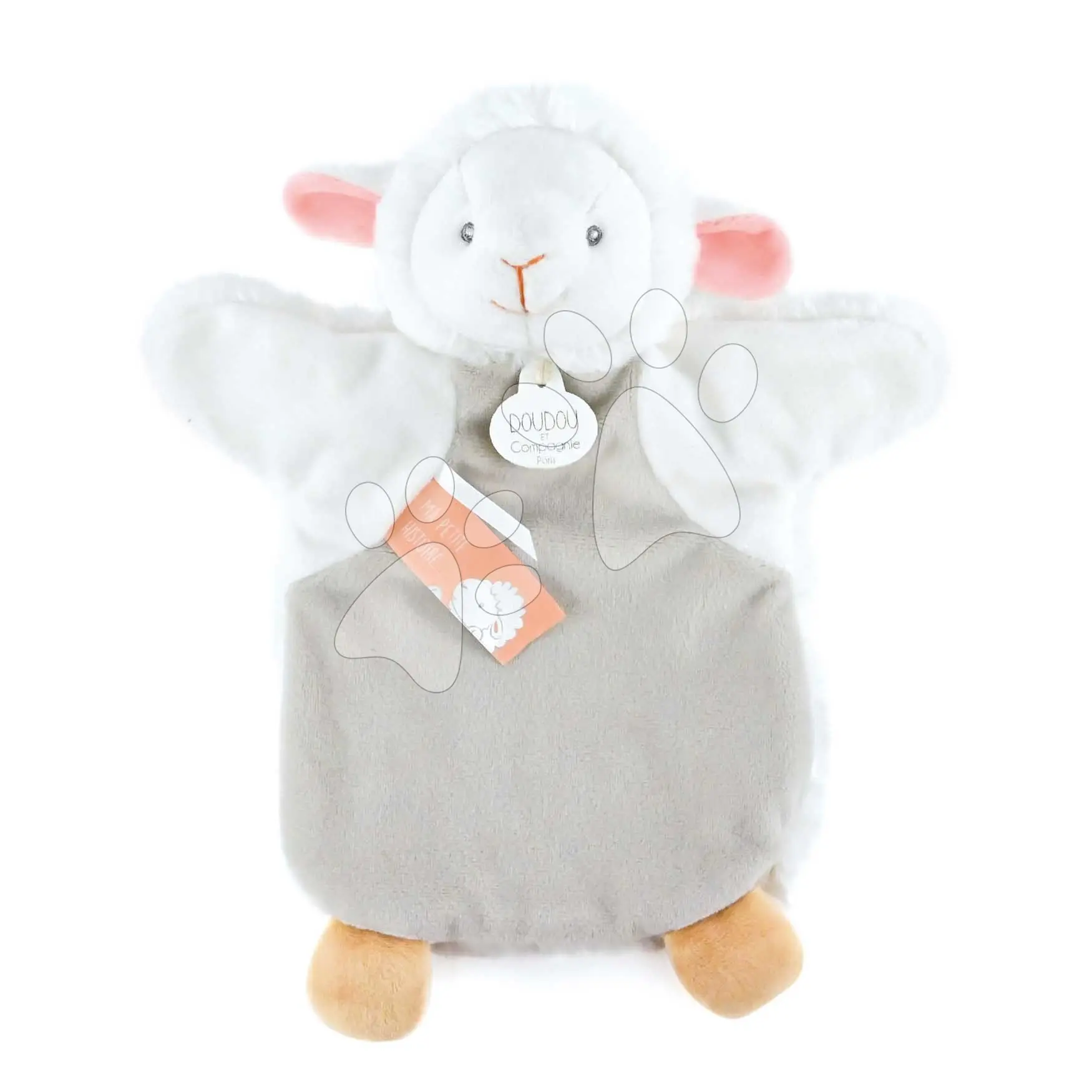 Doudou Plyšový maňásek ovečka 25 cm