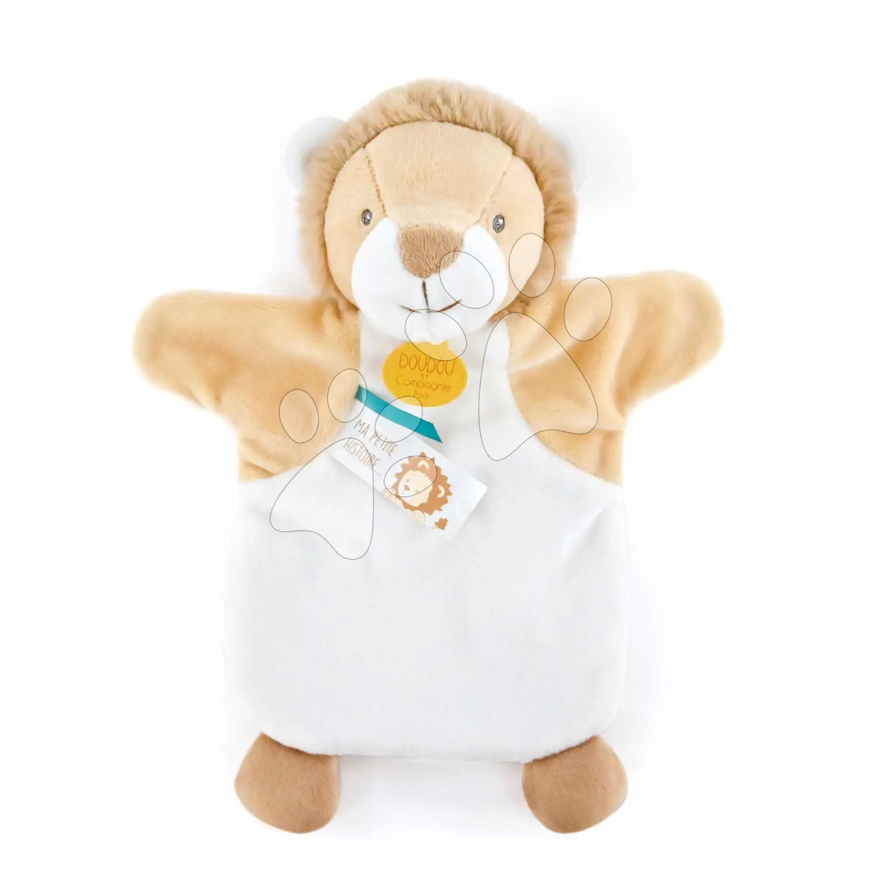 Doudou Plyšový maňásek lvíček 25 cm