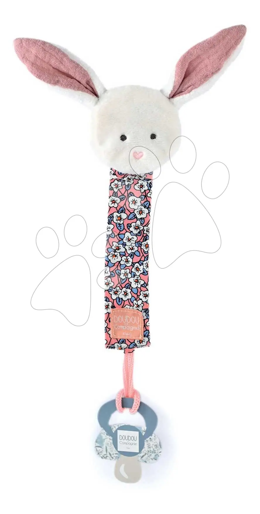 Klips na dudlík s plyšovým zvířátkem Boh'aime Doudou et Compagnie různé druhy 18 cm od 0 měsíců
