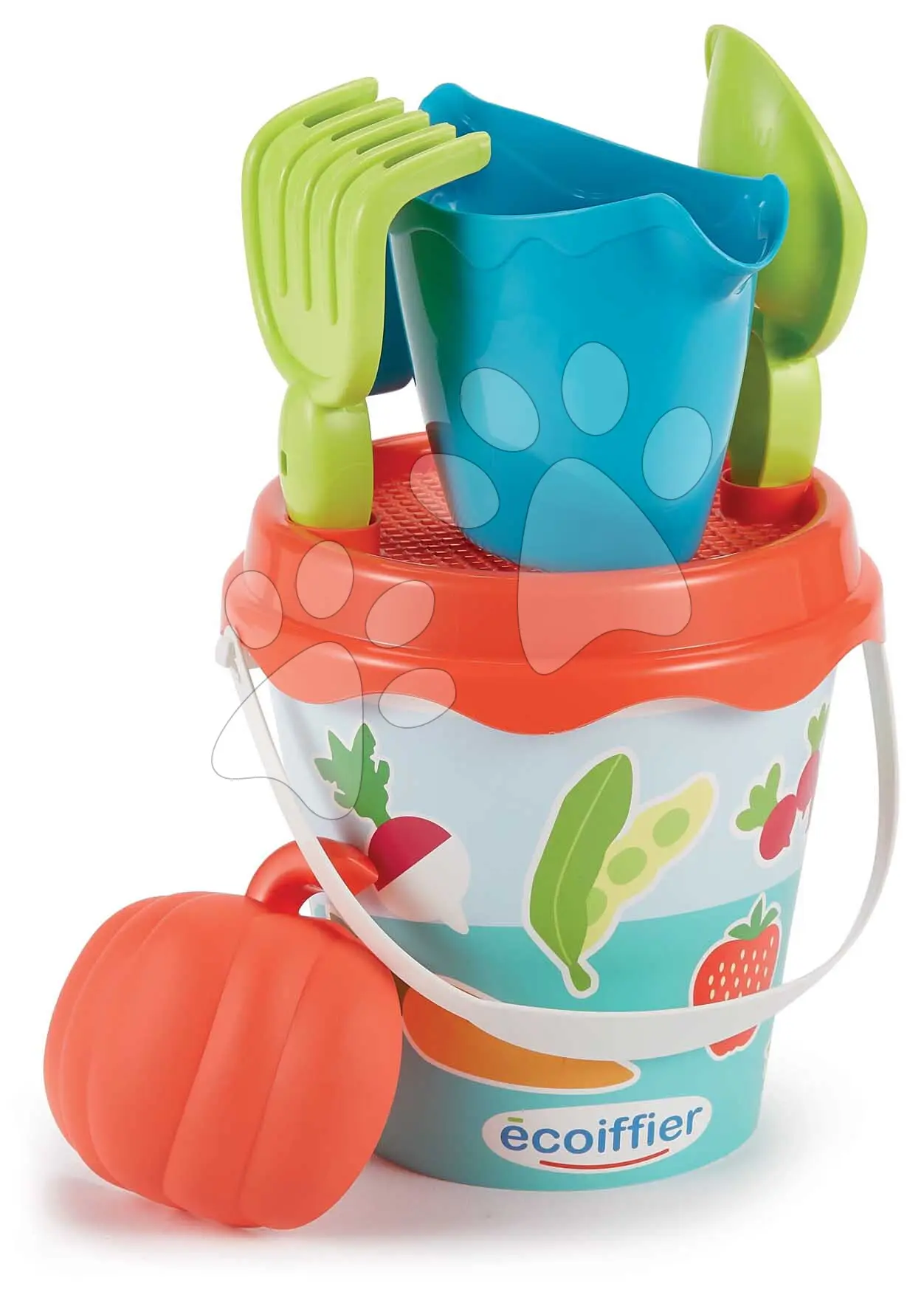 Kbelík set s dýní Garden&Seasons Écoiffier s konví, 6 dílů od 18 měsíců