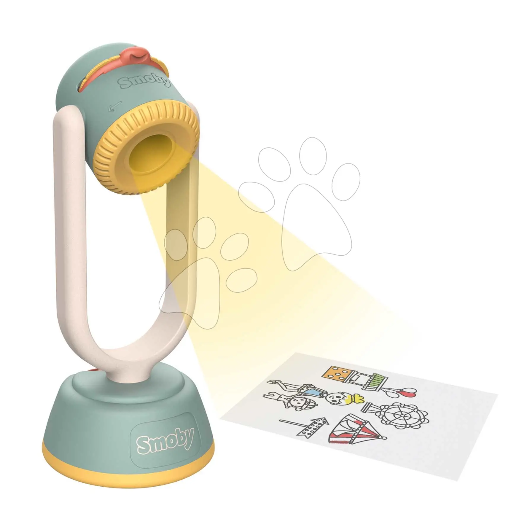 Kreslení se světelným projektorem Drawing Light Smoby se 3 moduly a nastavitelnou hloubkou ostrosti 192 ilustračních vzorů od 4 let