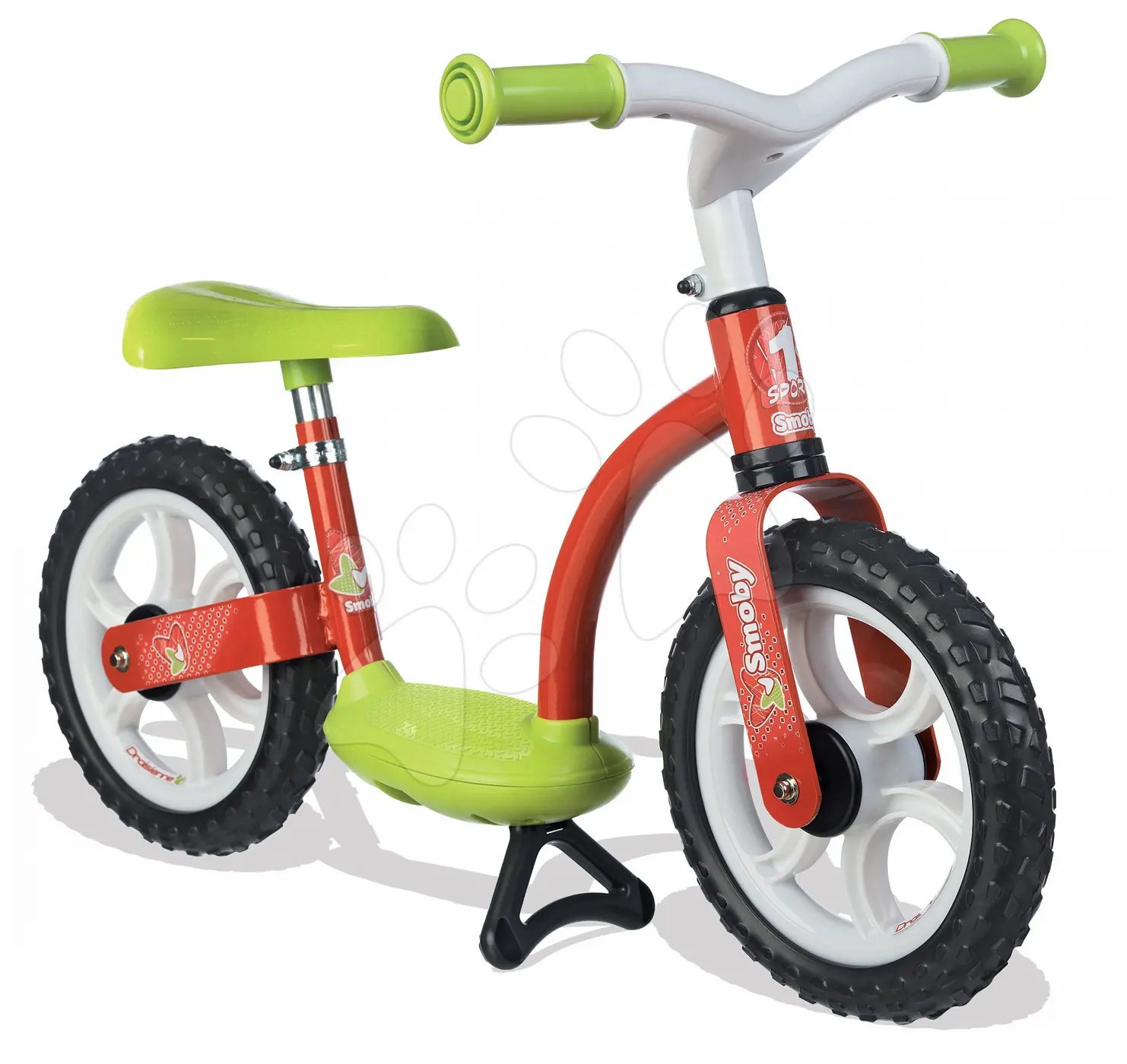 Smoby balanční odrážedlo Balance Bike Comfort Red s kovovou konstrukcí a výškově nastavitelným sedadlem 770122