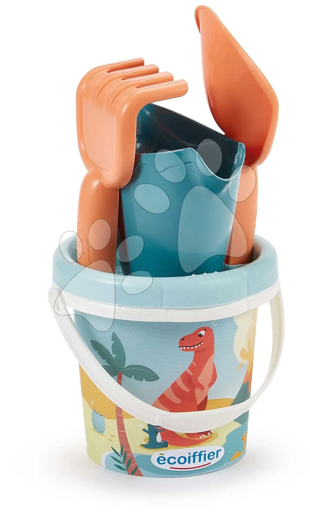 Kyblíček Dinosaurus s konvičkou a přísl., 13 cm