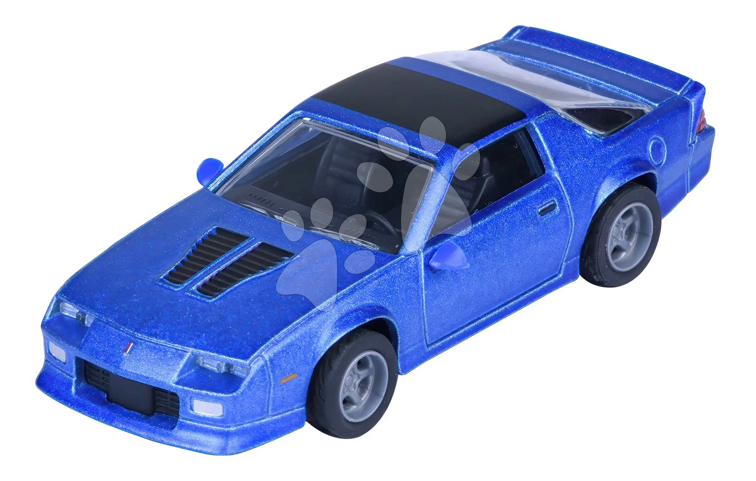 Autíčko v boxu Chevrolet Camaro 1985 Majorette kovové s gumovými kolečky délka 7,5 cm 1:64