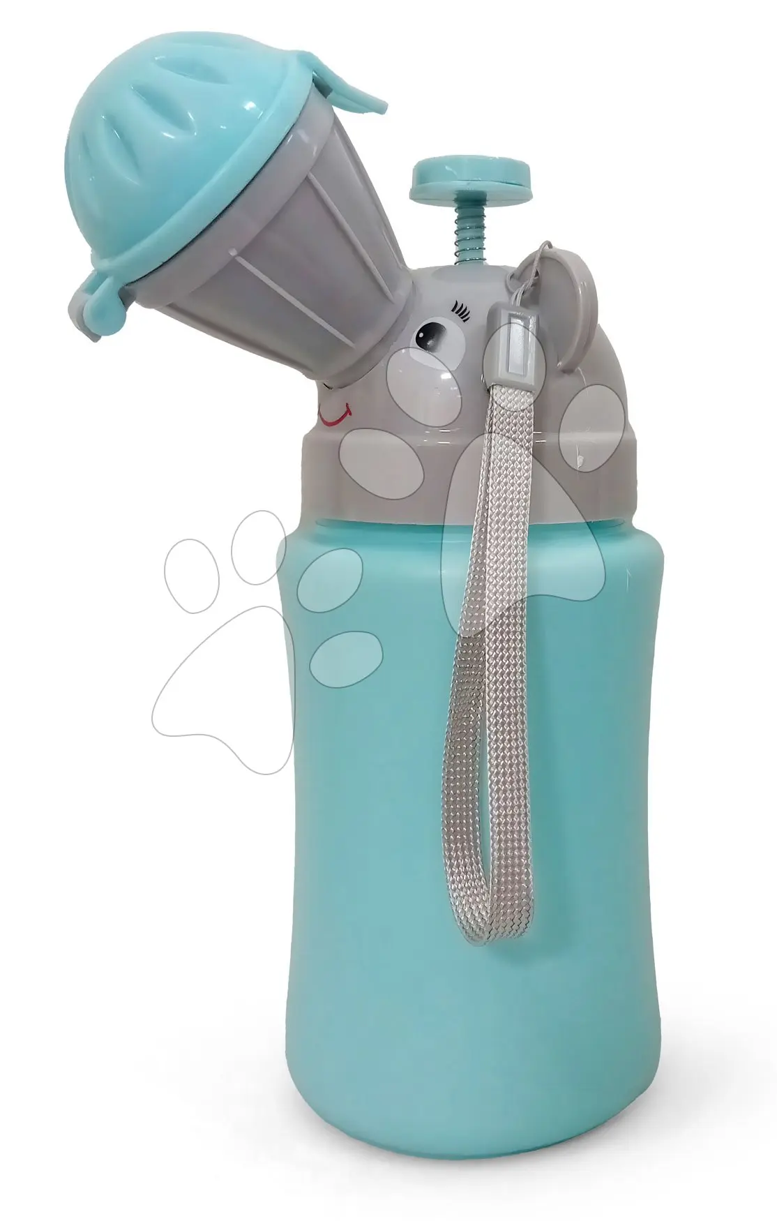 Přenosný pisoár pro chlapce Kalencom modrý objem 500 ml výška 22 cm od 12 měsíců