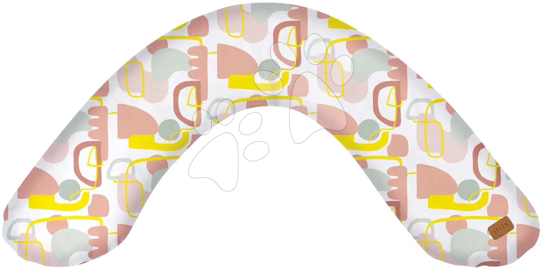 Kojící polštář Big Flopsy™ Beaba Print Jersey Art Line 170 cm umělecká edice
