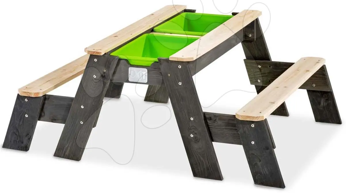 EXIT Aksent Stůl na písek a vodu + 2 lavičky L (2 Seats) (FSC 100%)