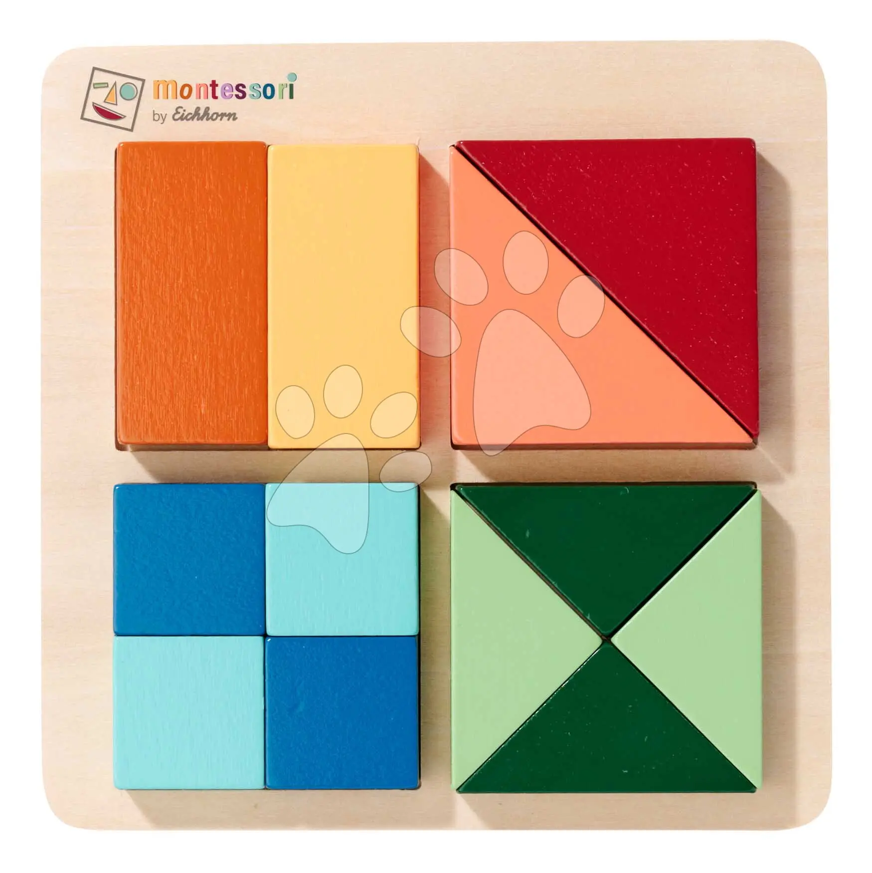 Montessori Čtverce skládačka puzzle