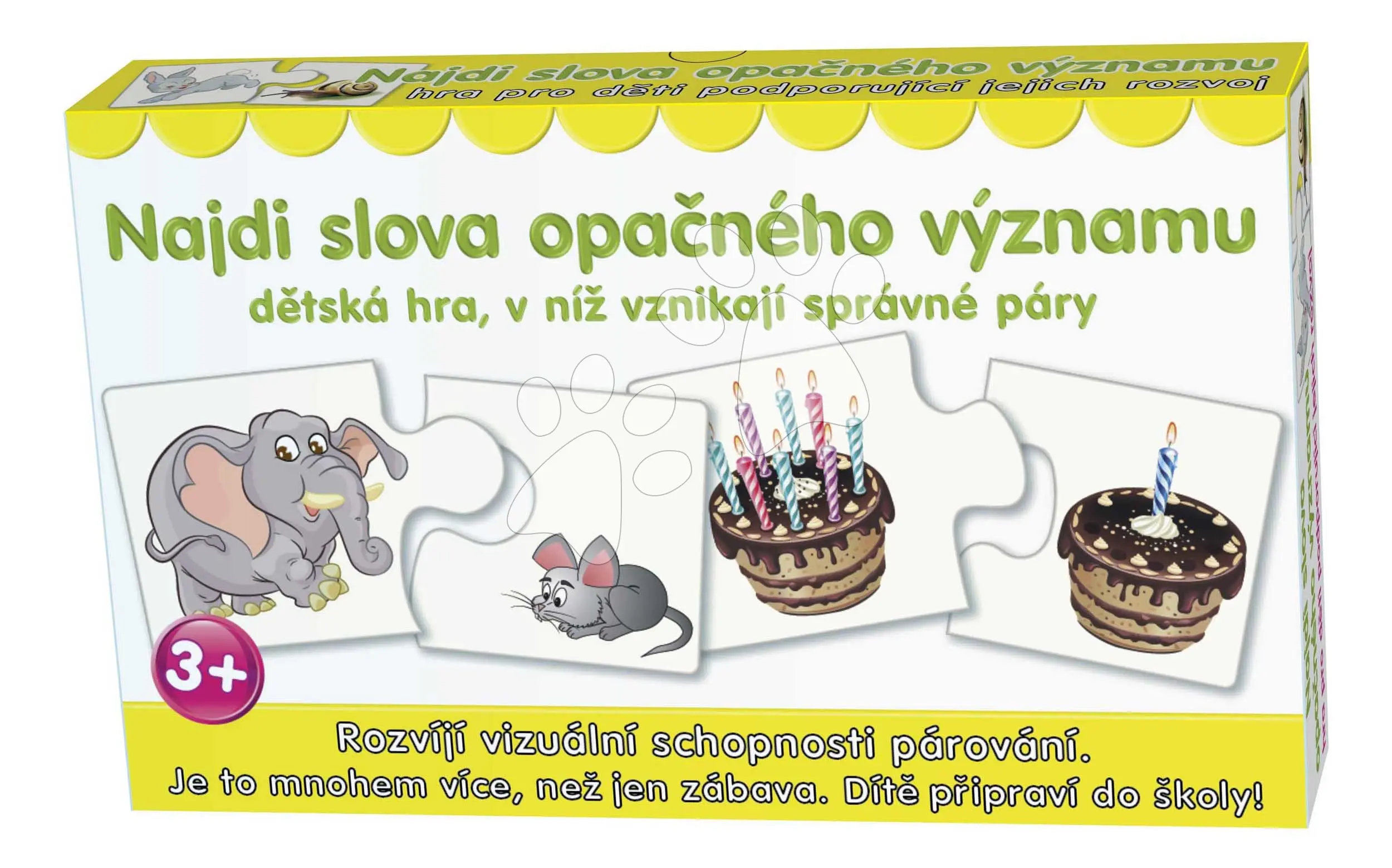 Naučná společenská hra Najdi protiklady Dohány česká verze