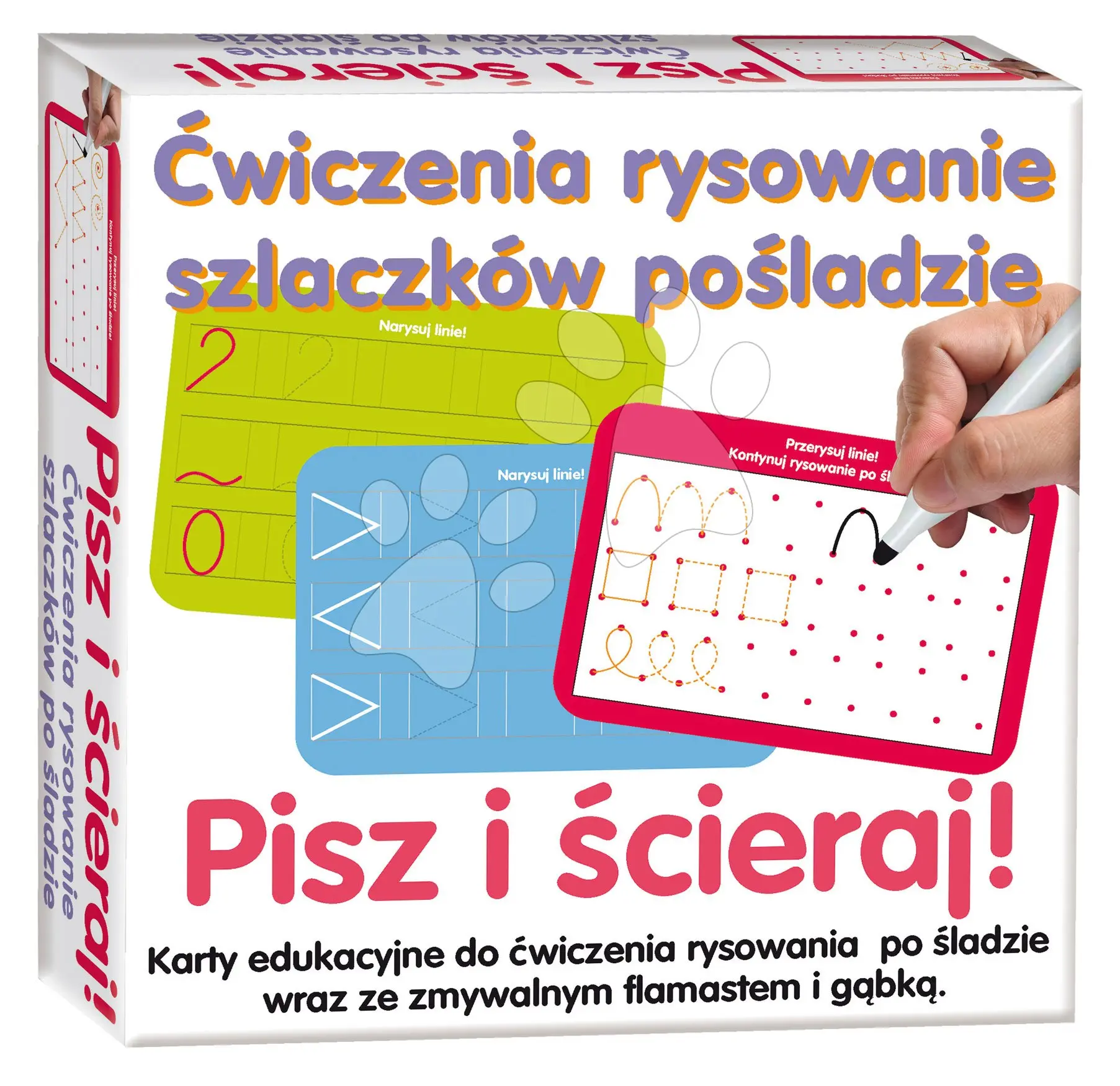 Naučná hra Kresle a smaž Linie Dohány polská verze